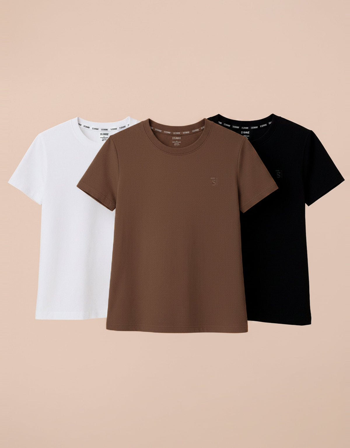 MOCHA TEE PACKS X 3