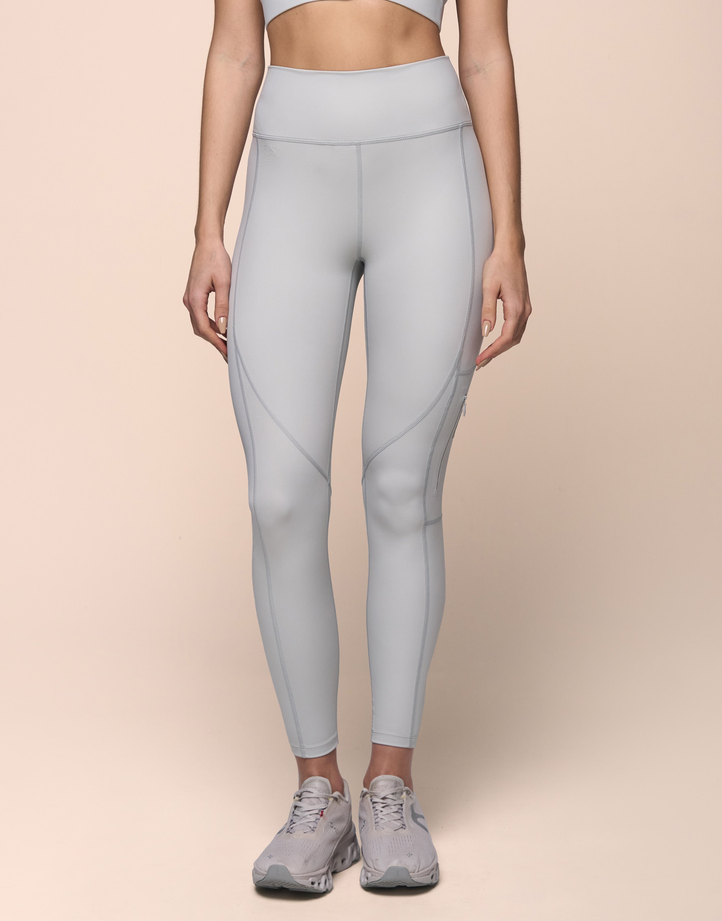 KNITTED GREY LEGGING