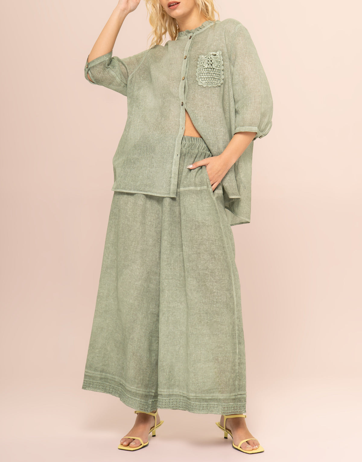 PANTALON ADELE VERDE