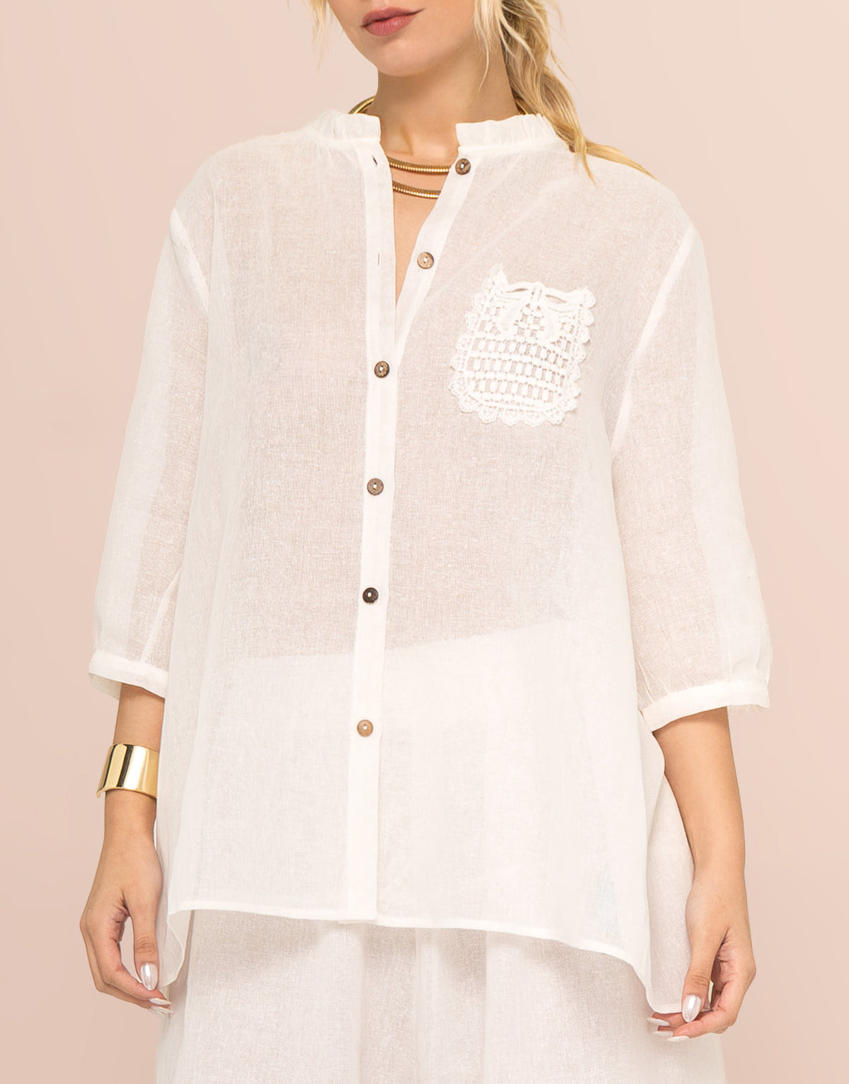 CAMISA ADELE BLANCA