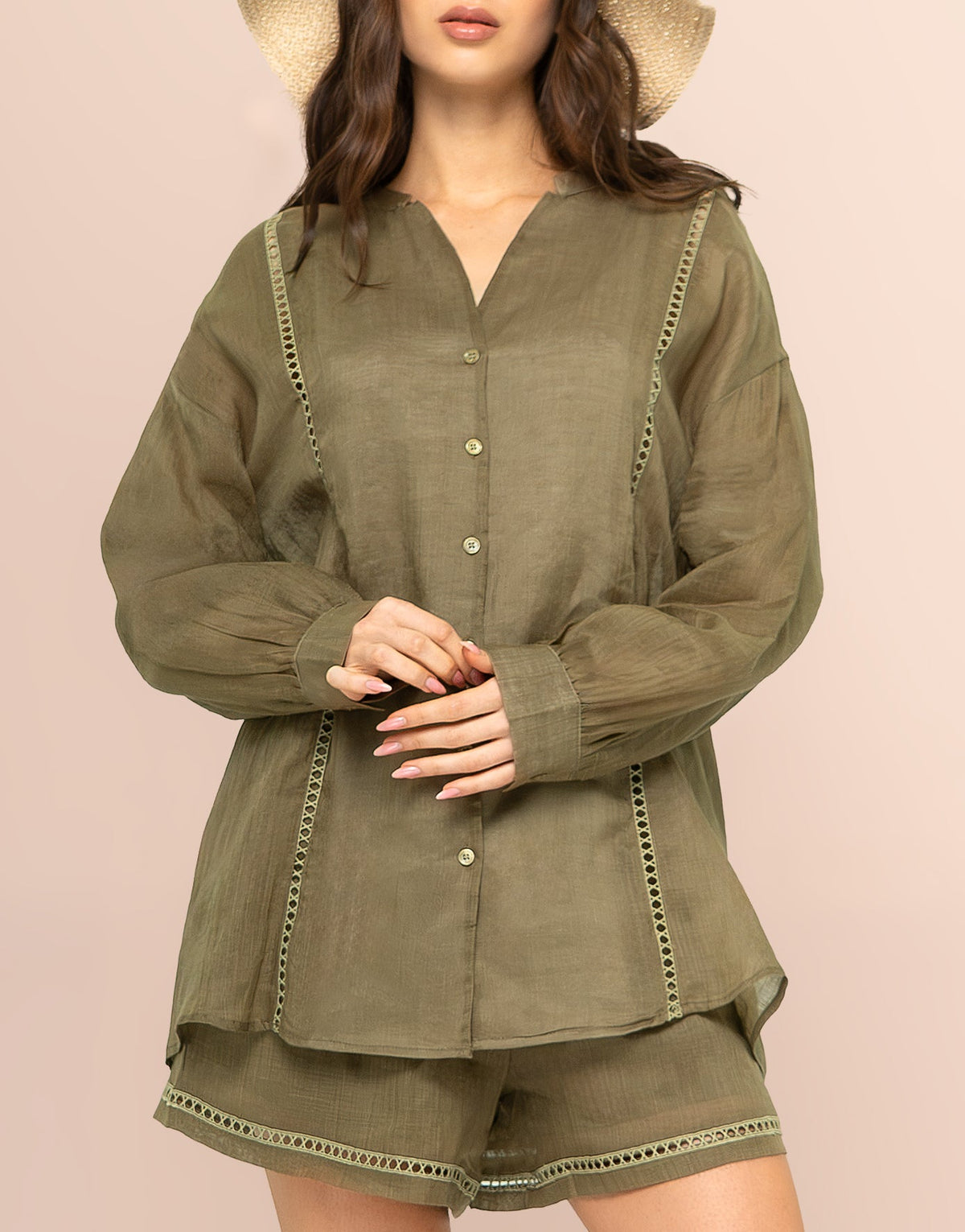 CAMISA MELANIE OLIVA