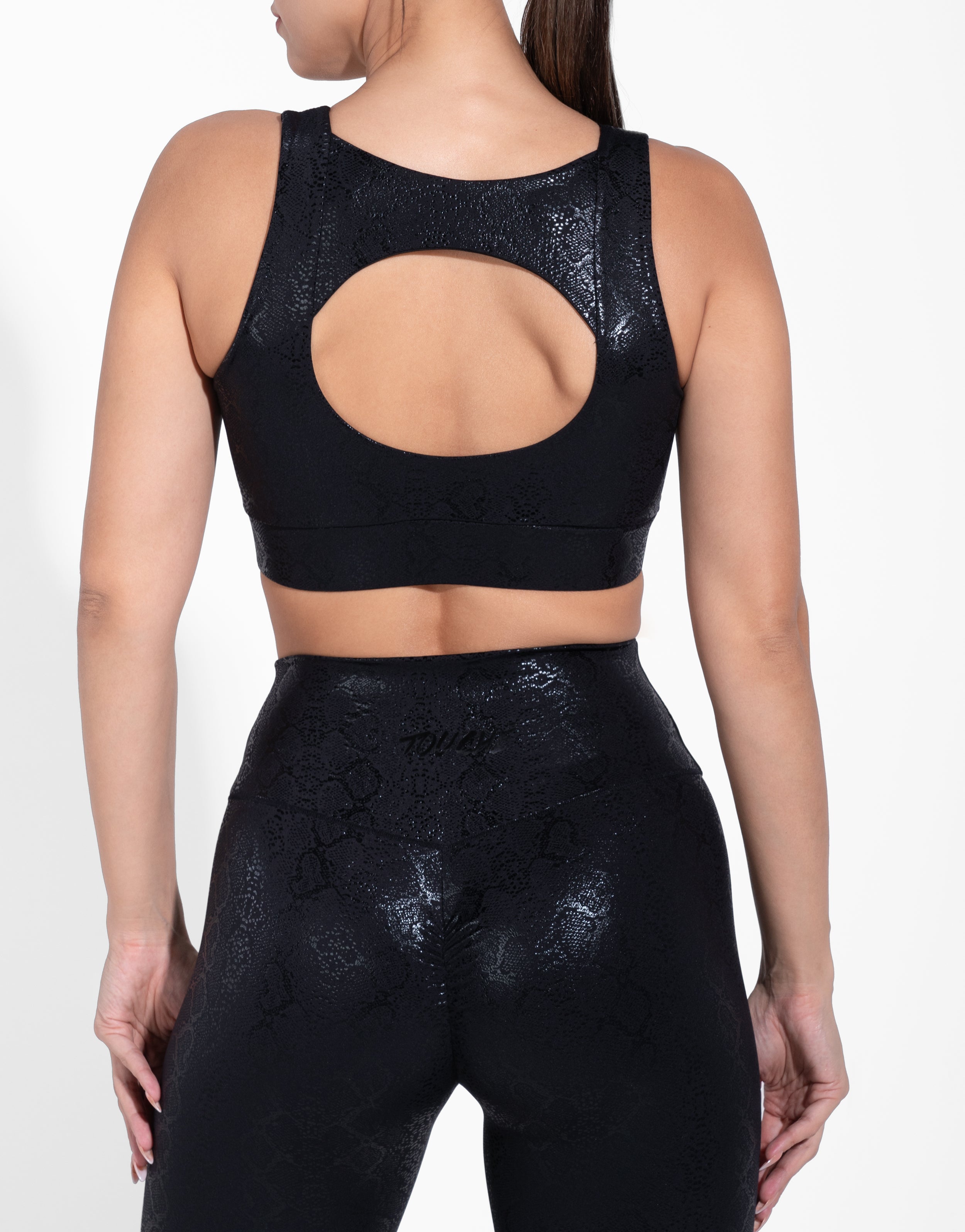NOIR SNAKE TOP
