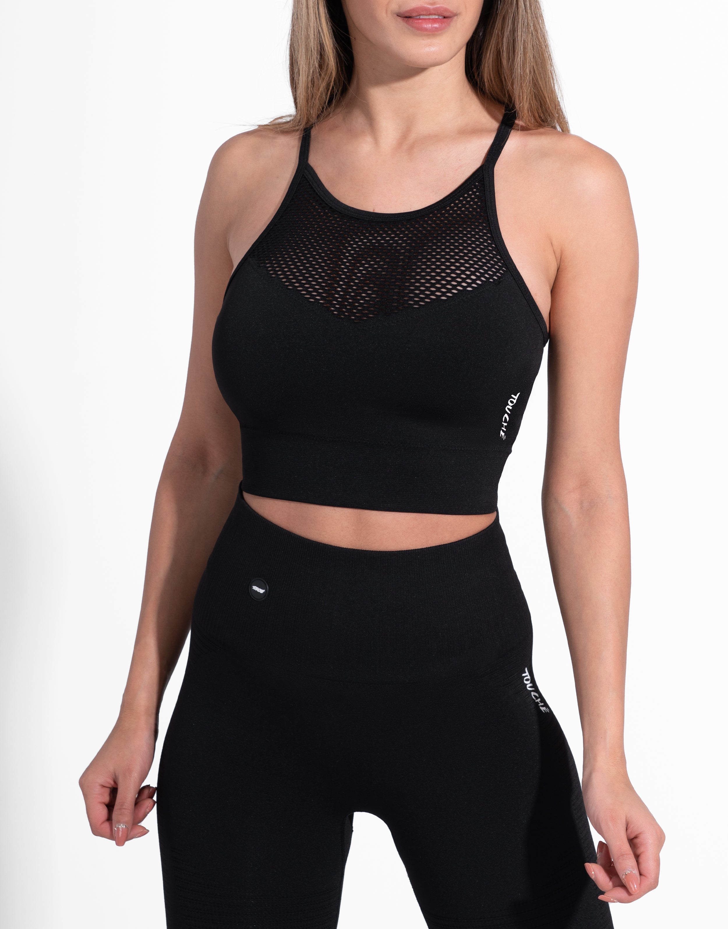 BLACK BREATHER SEAMLESS TOP