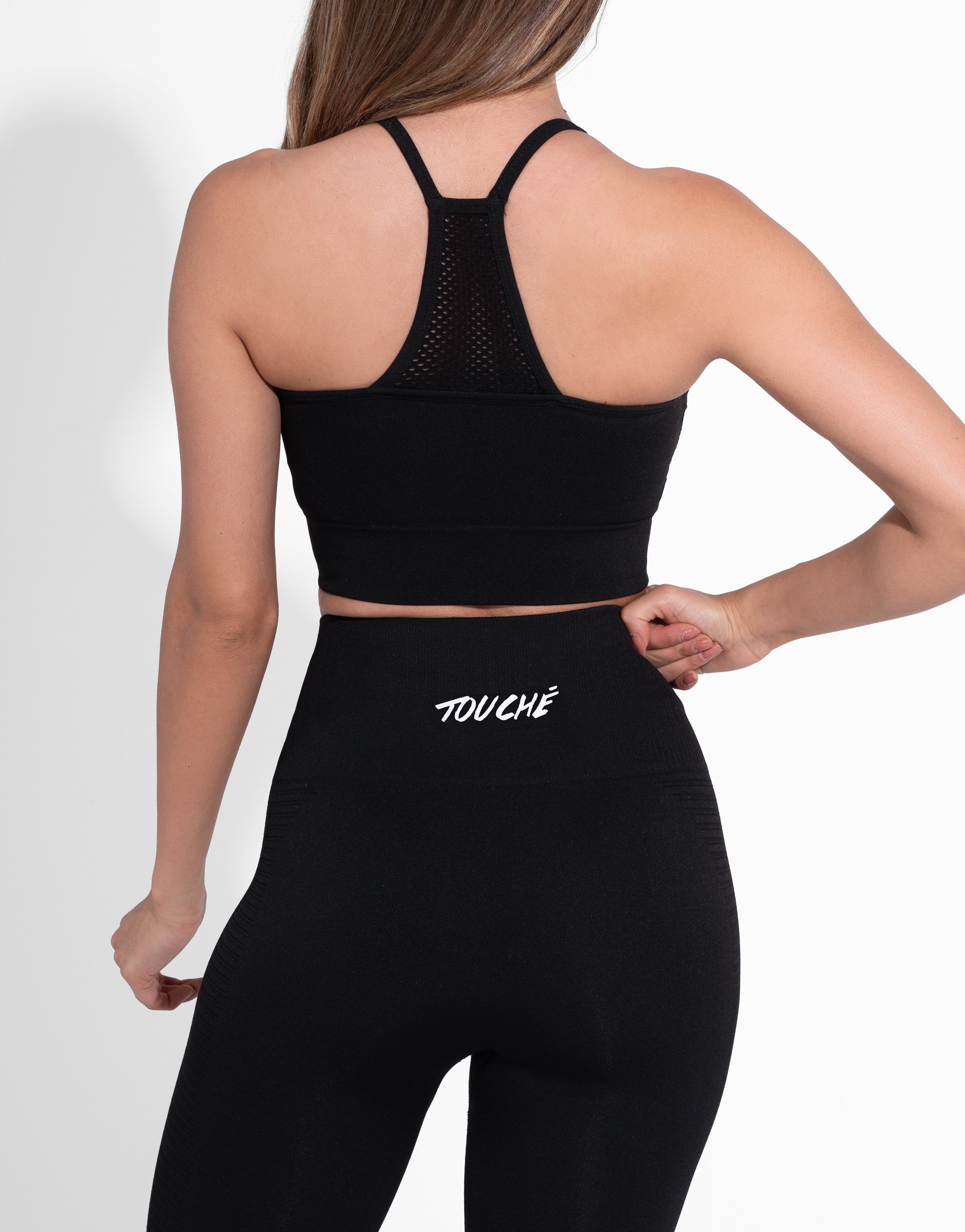 BLACK BREATHER SEAMLESS TOP