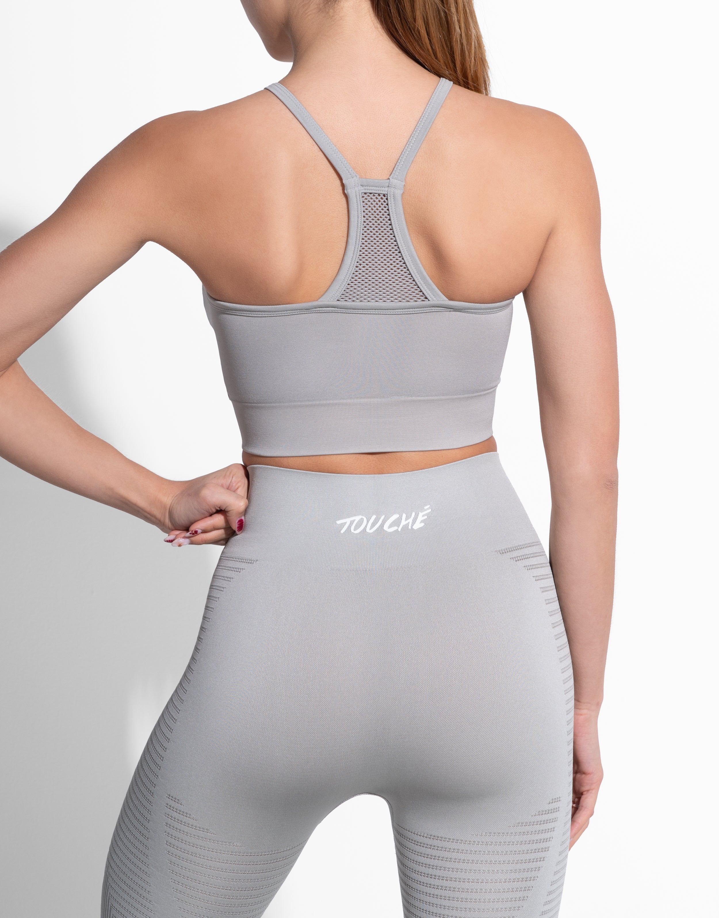 GREY BREATHER SEAMLESS TOP