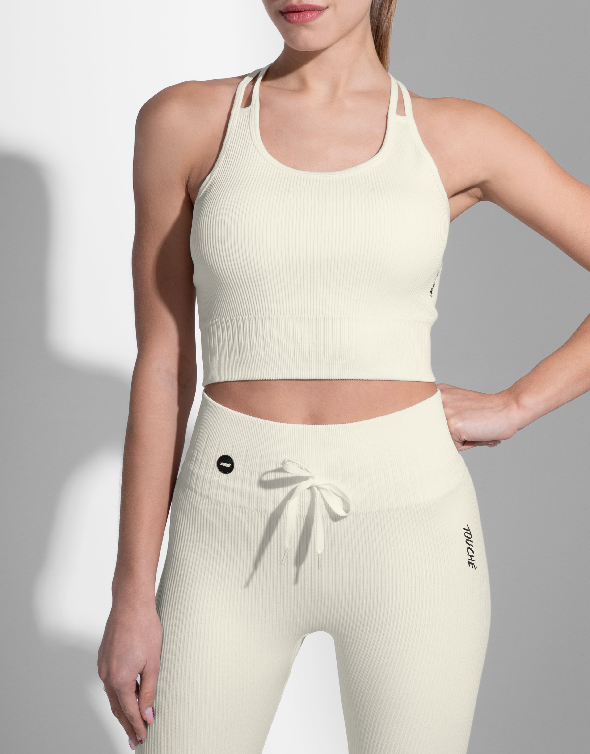 WHITE CORD TOP SEAMLESS