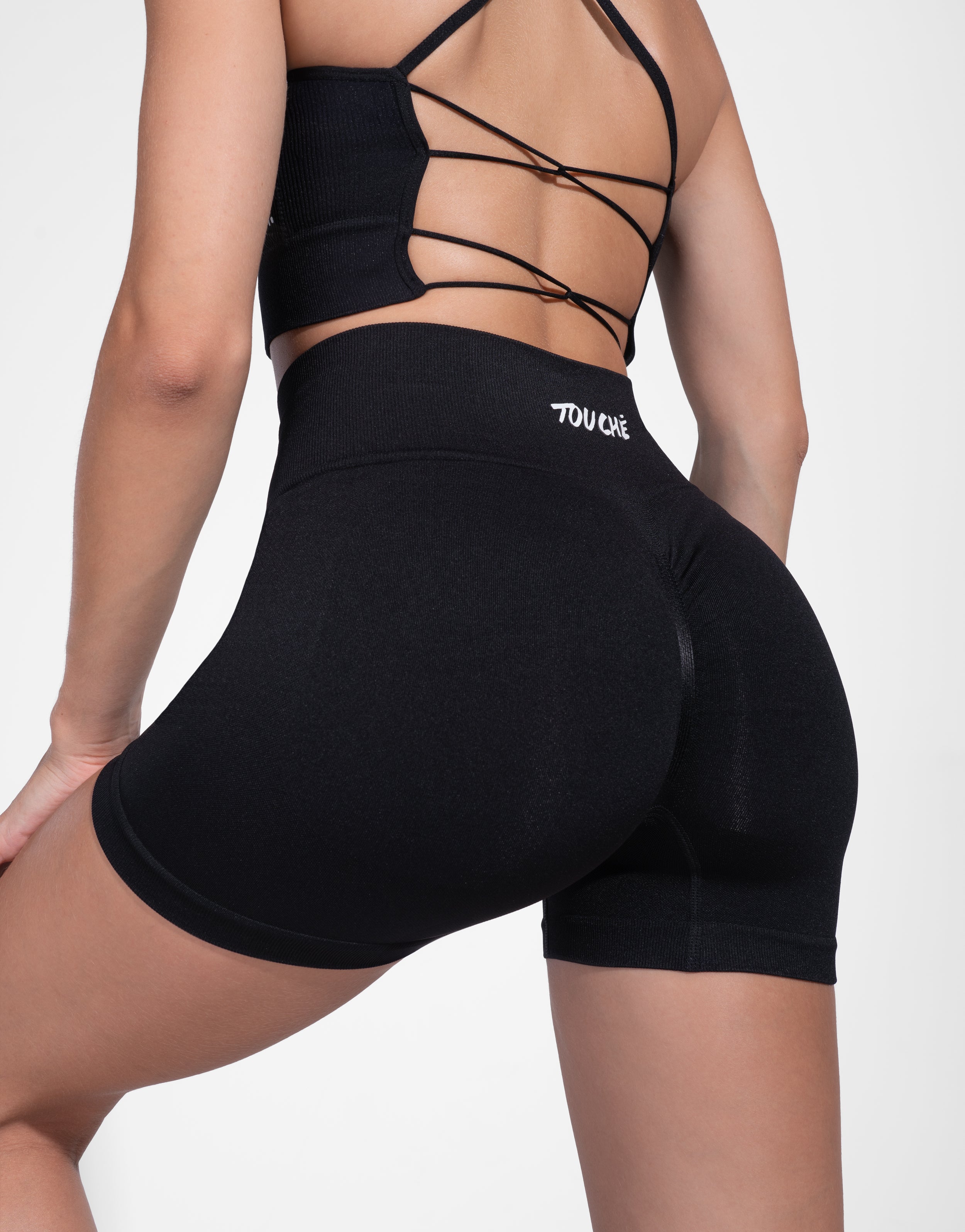 CHICK BLACK SHORT SEAMLESS
