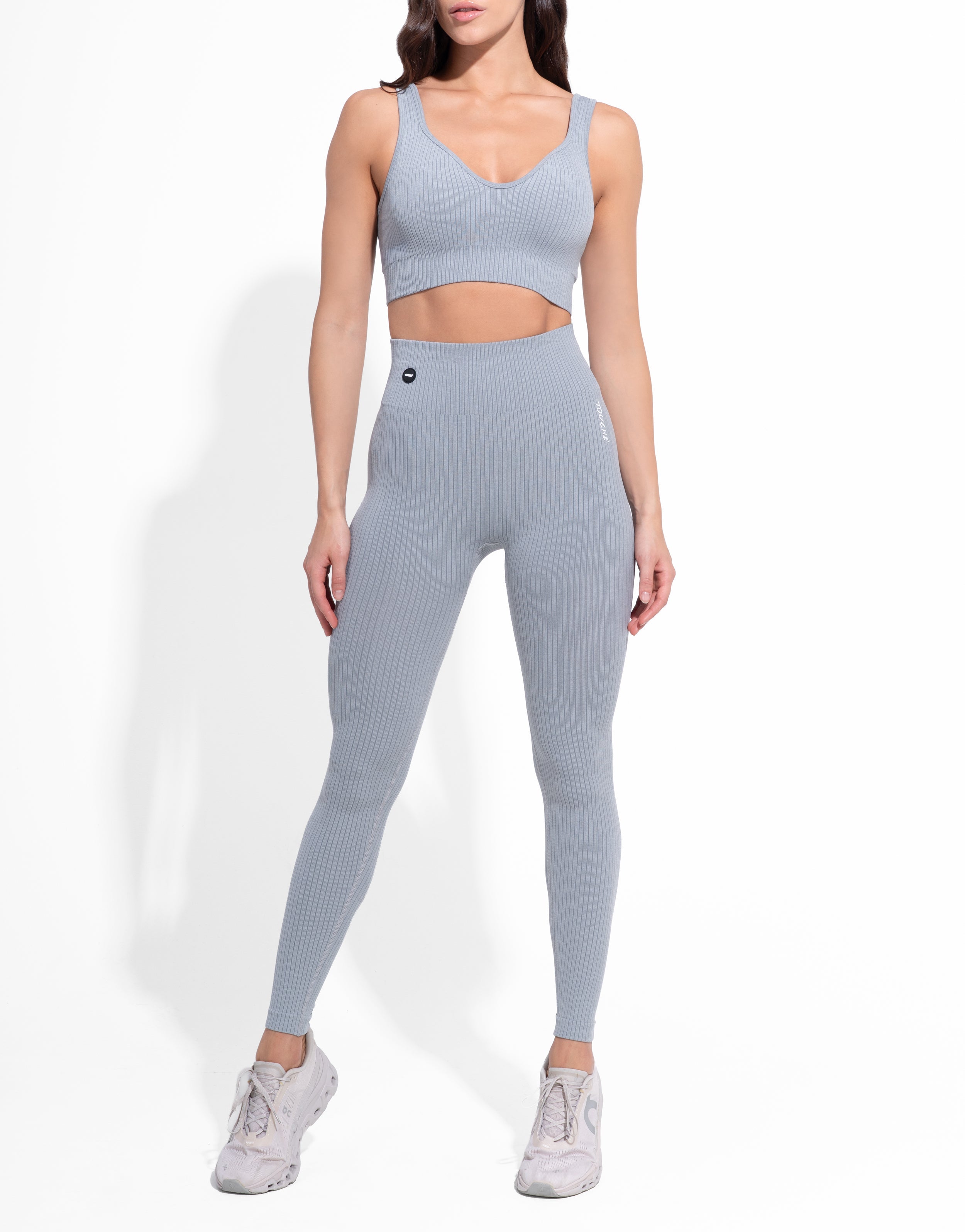 CURVE GREY TOP SEAMLESS