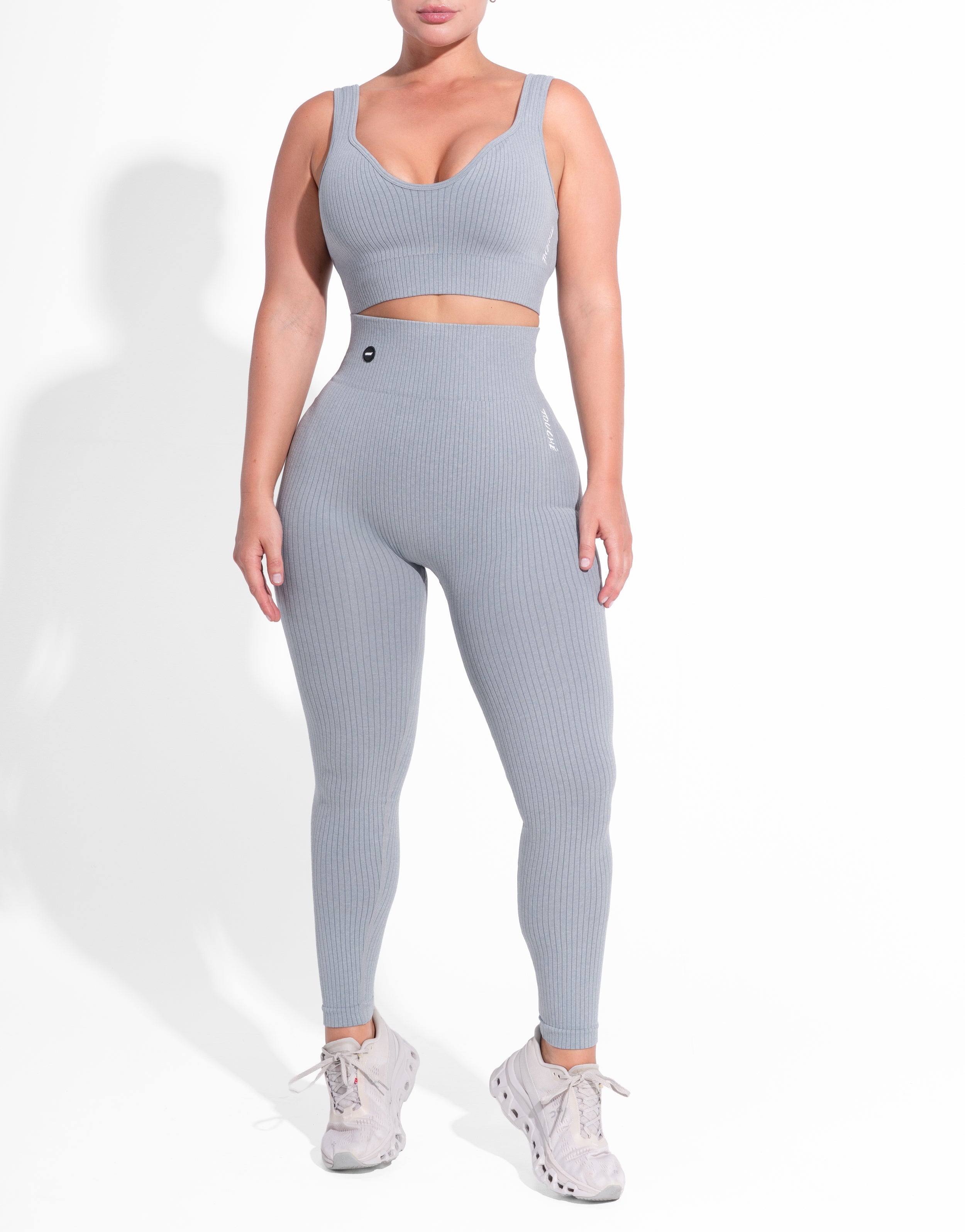 CURVE GREY TOP SEAMLESS