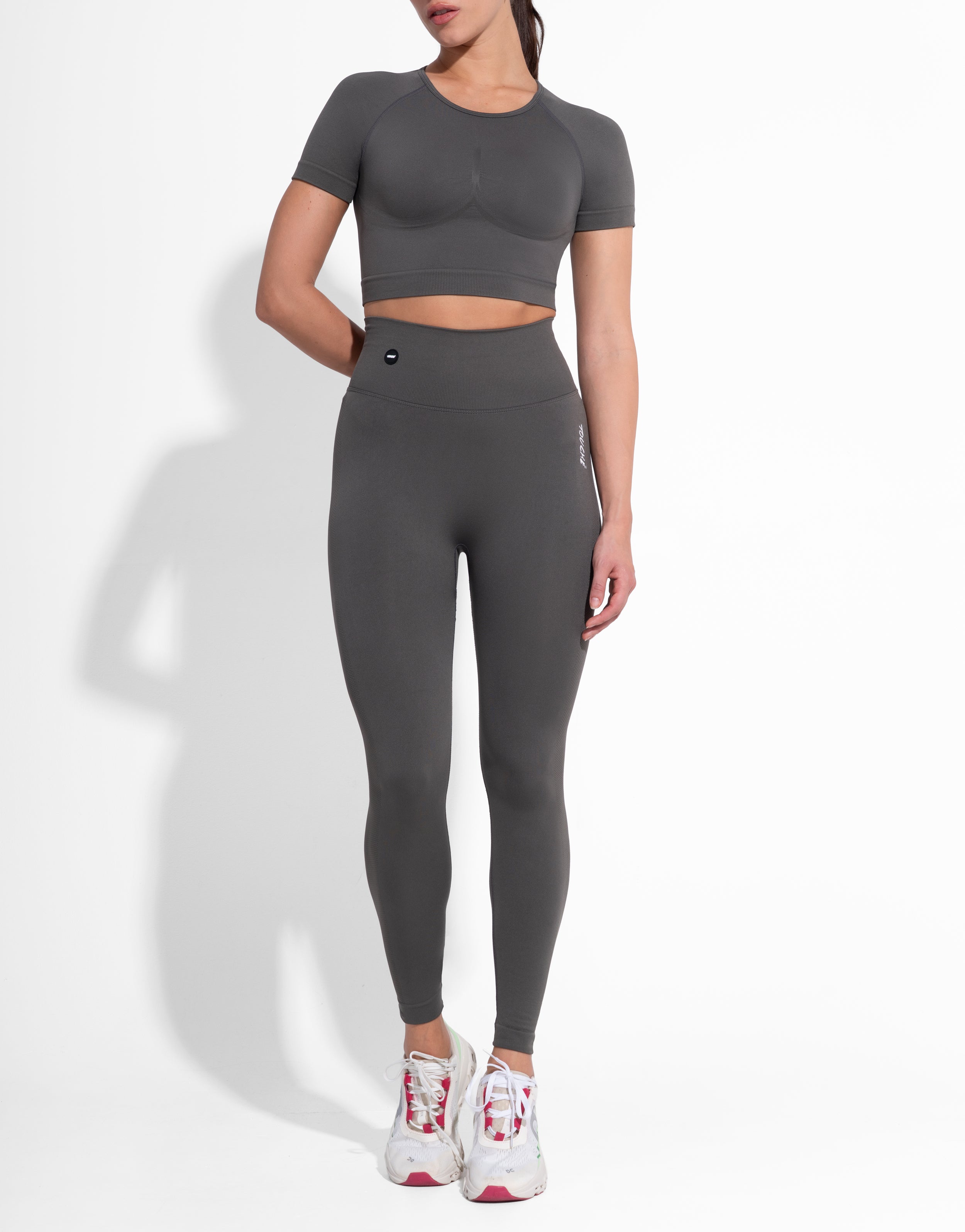 ENDURE GREY TOP SEAMLESS