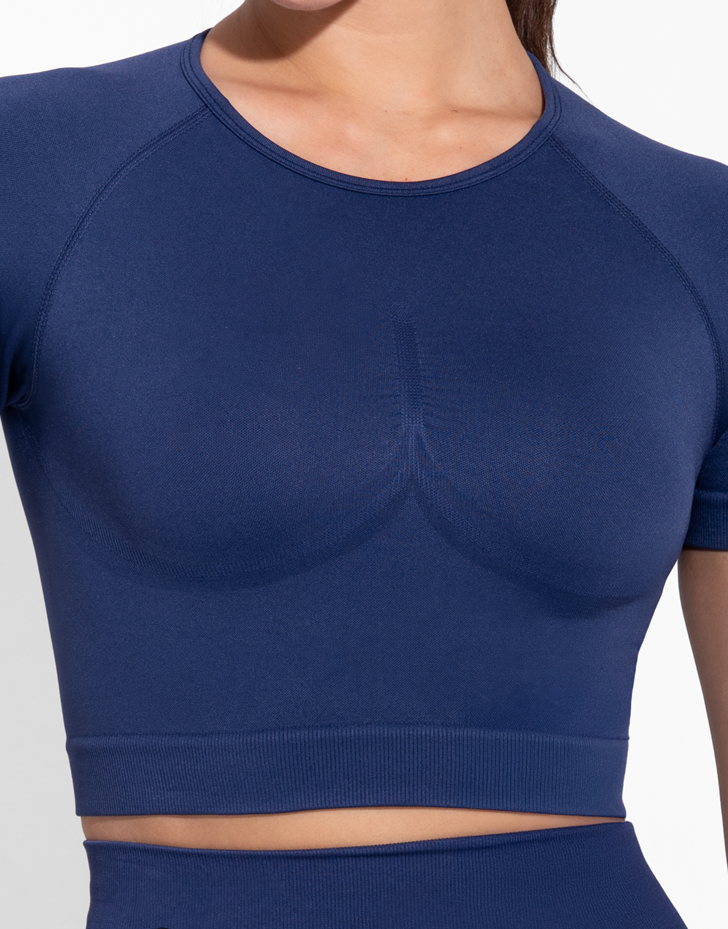 ENDURE NAVY TOP SEAMLESS