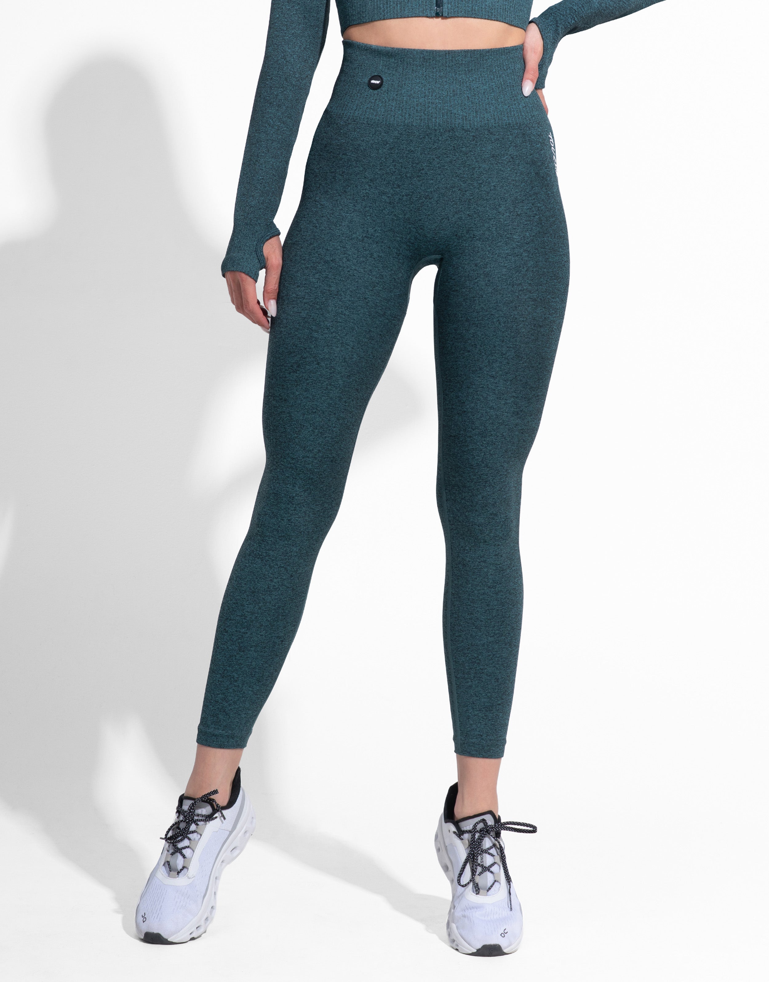 ZIPPER OLIVE SEAMLESS