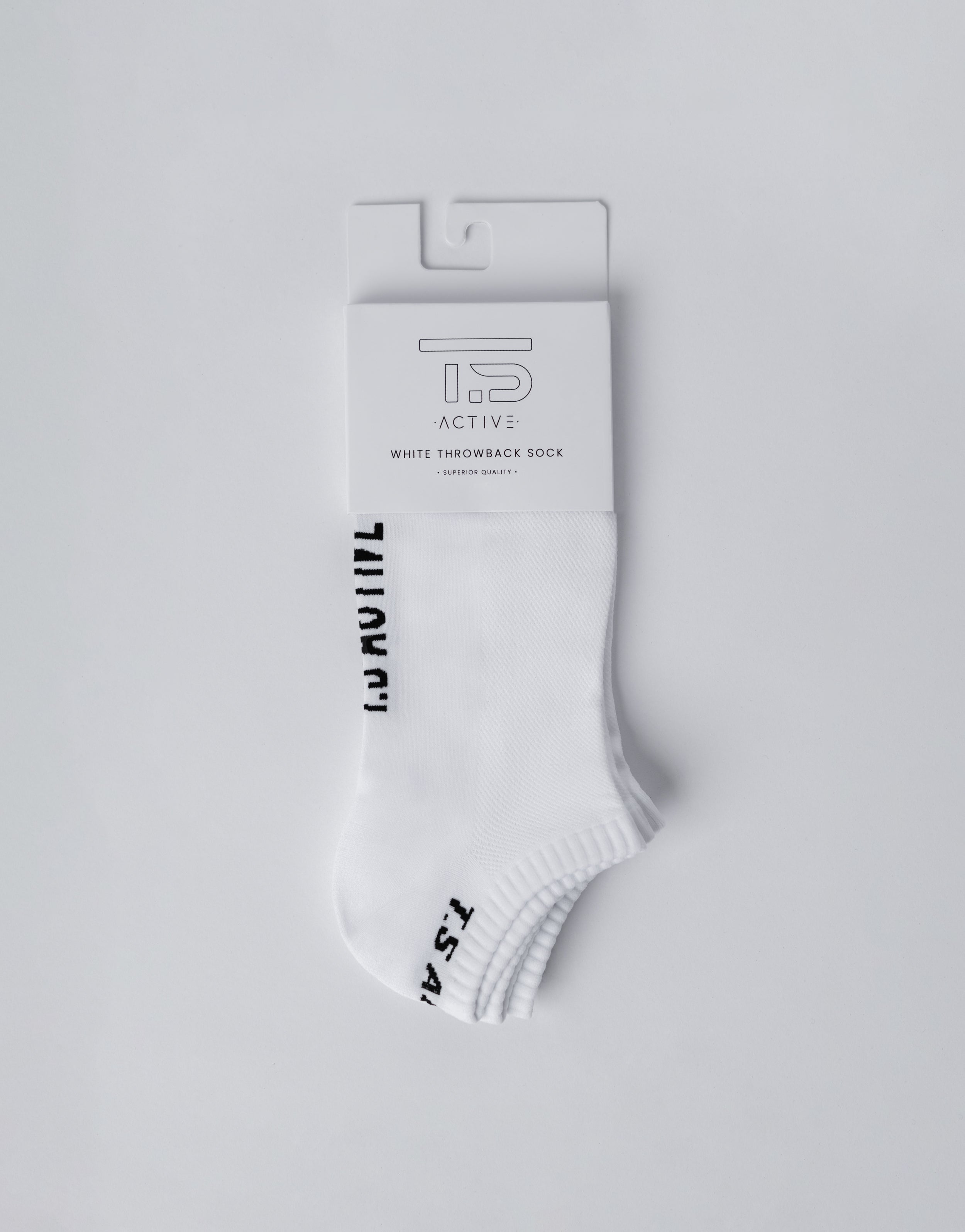 WHITE SHORT SOCKS PACK x 2