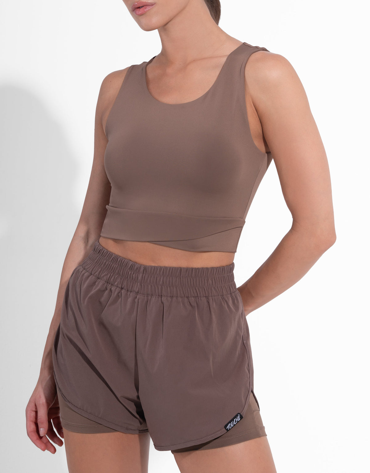 RUNNING MOCHA TOP