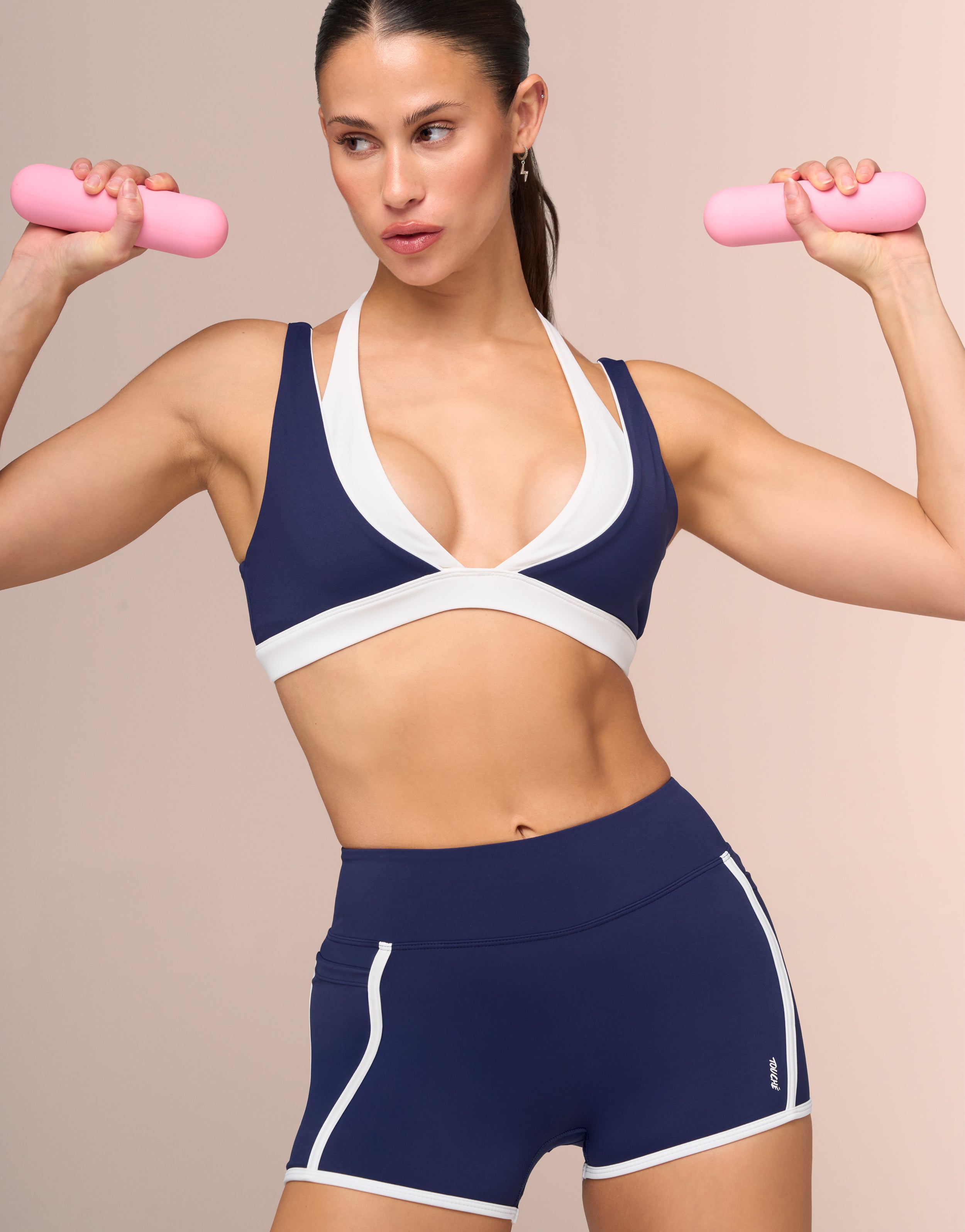 BLOSSOM NAVY TOP