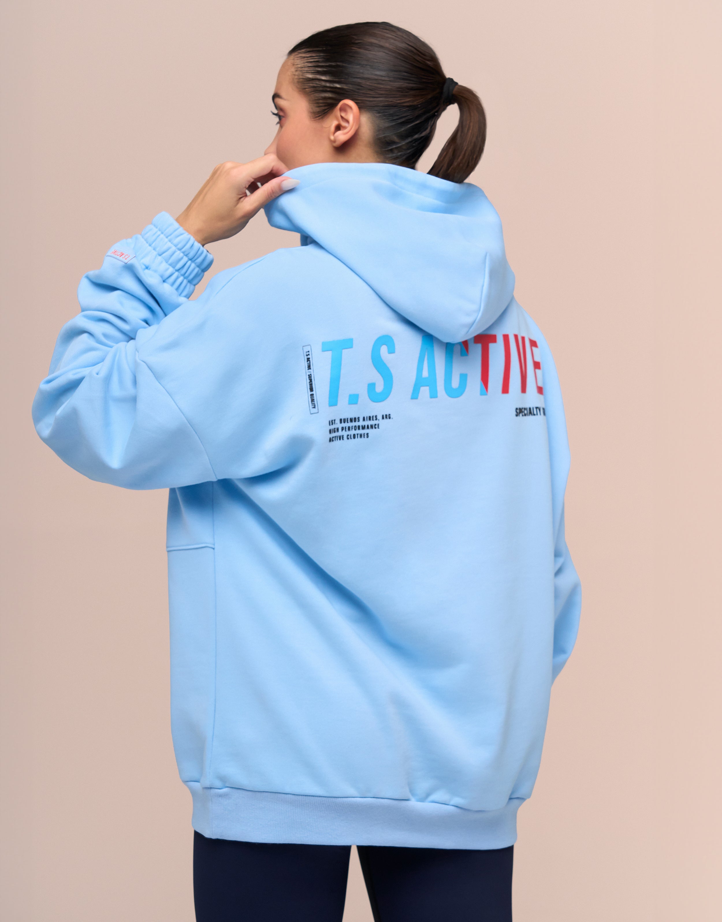BOXING BABY BLUE HOODIE
