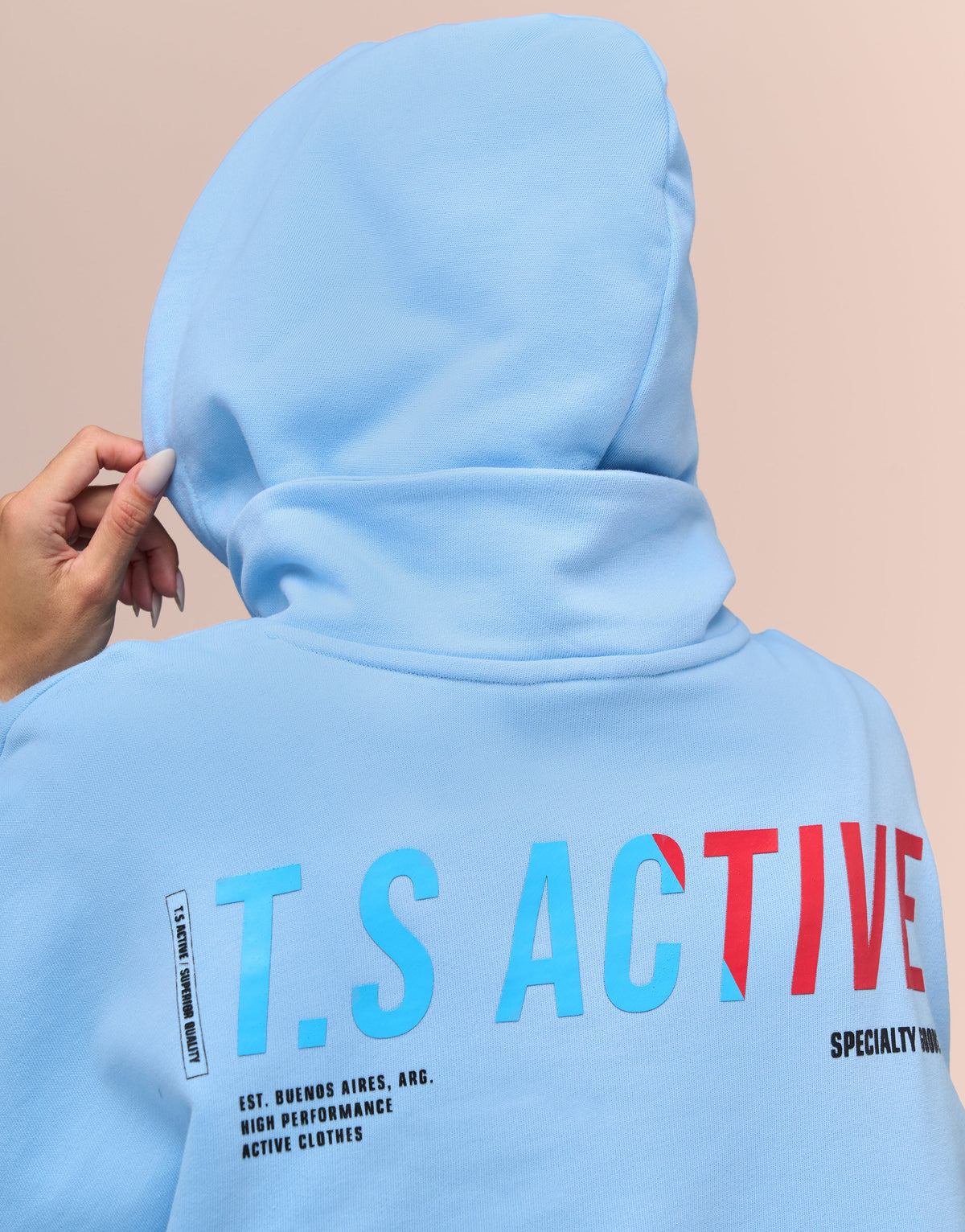 BOXING BABY BLUE HOODIE