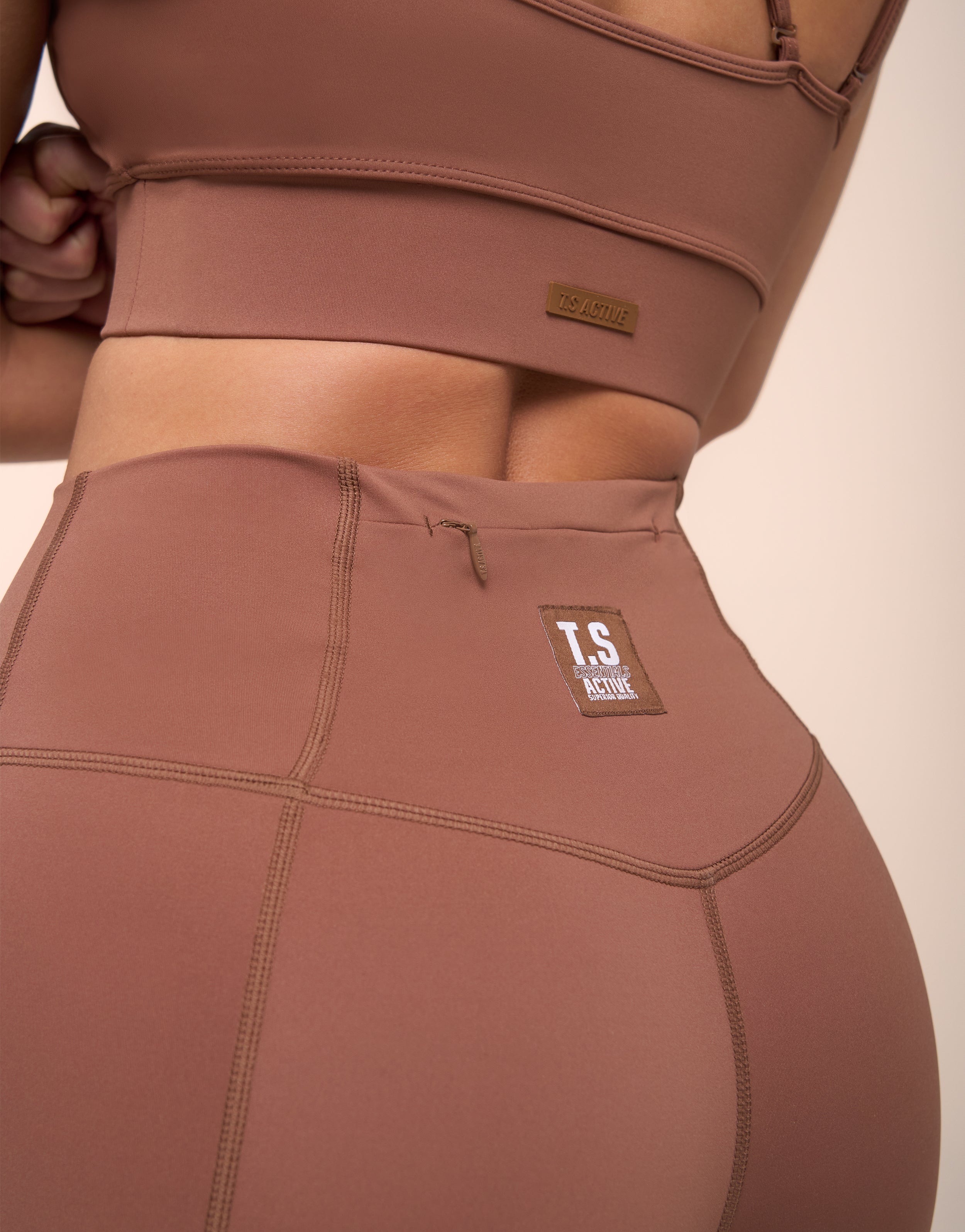 KNITTED MOCHA LEGGING