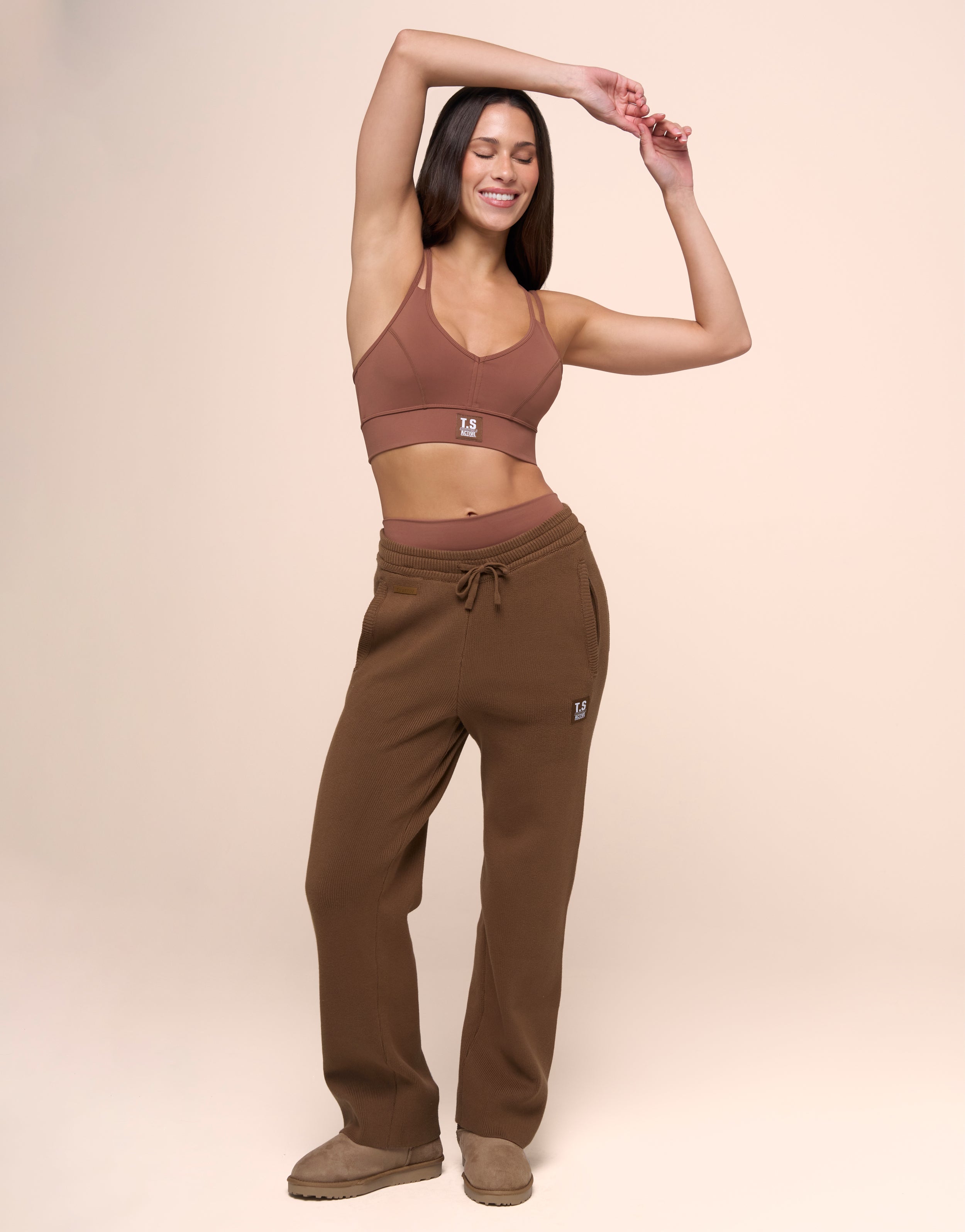 KNITTED MOCHA LEGGING