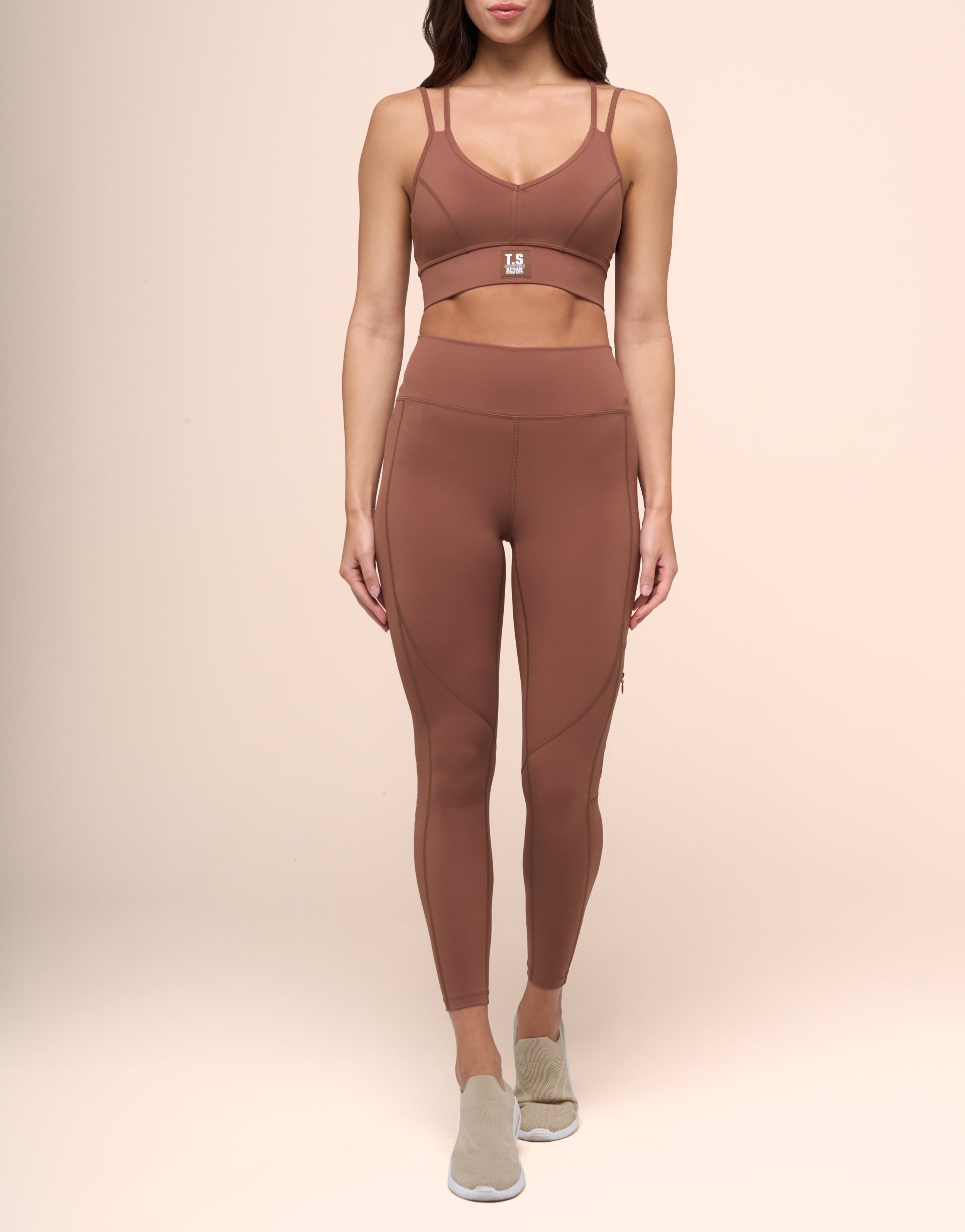 KNITTED MOCHA LEGGING