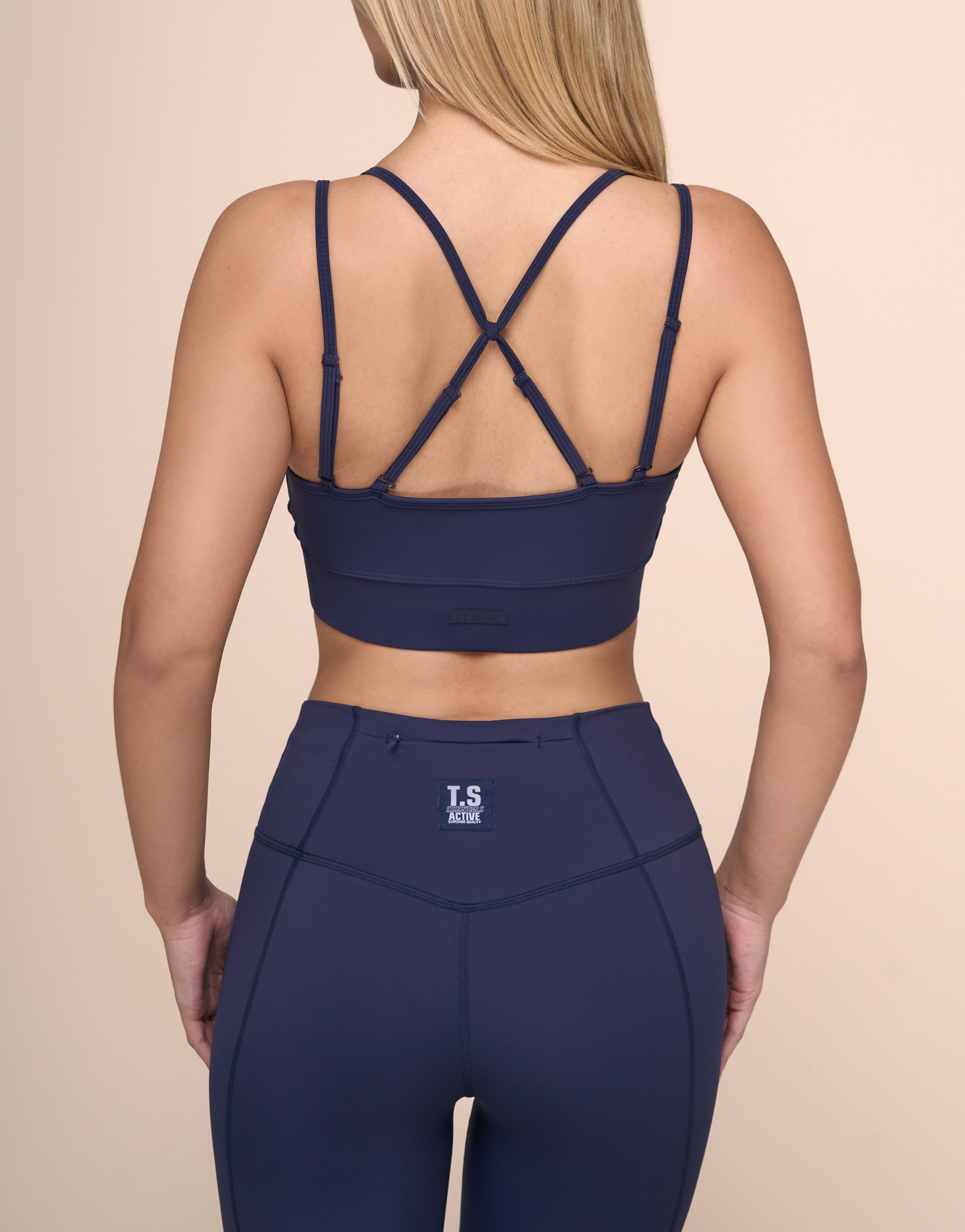 KNITTED NAVY TOP