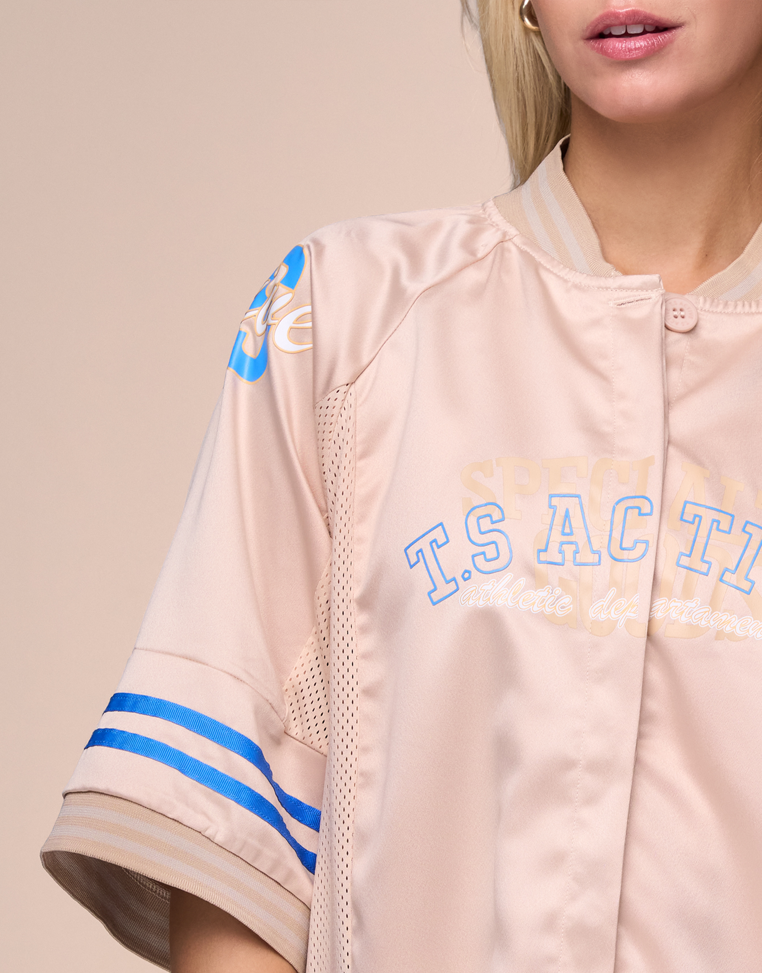 WILD PITCH BEIGE SHIRT