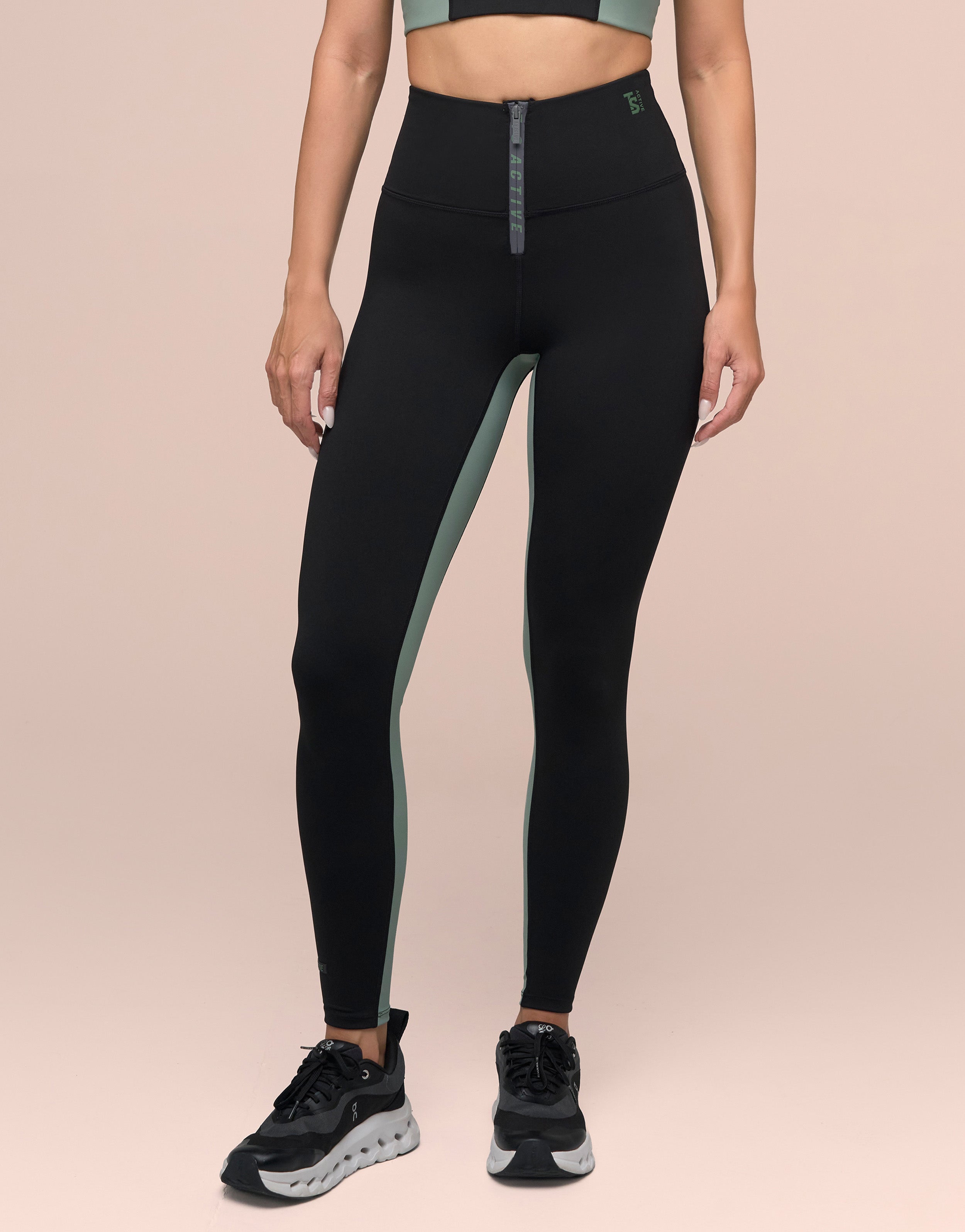 ZIPPED ARMY LEGGING