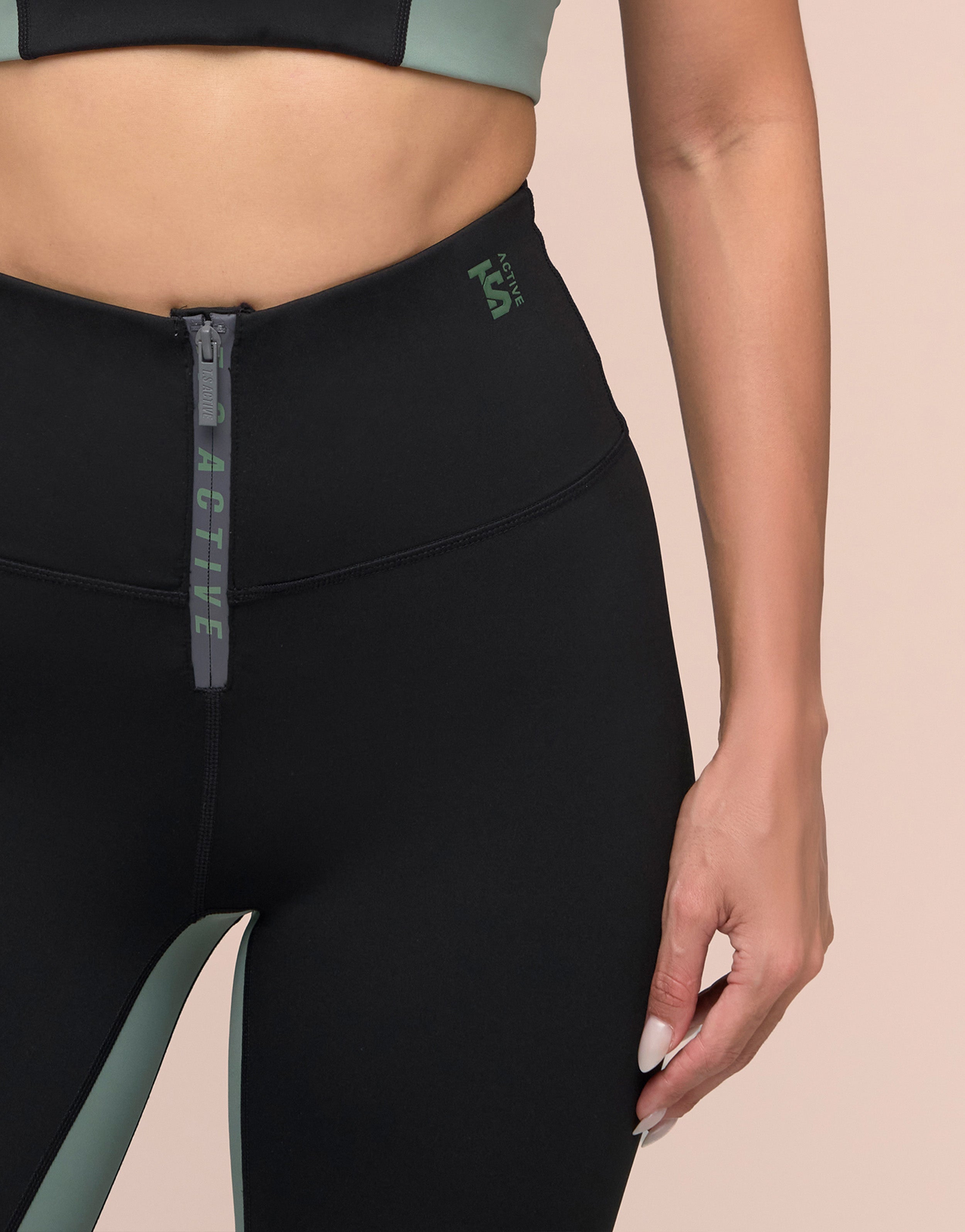 ZIPPED ARMY LEGGING