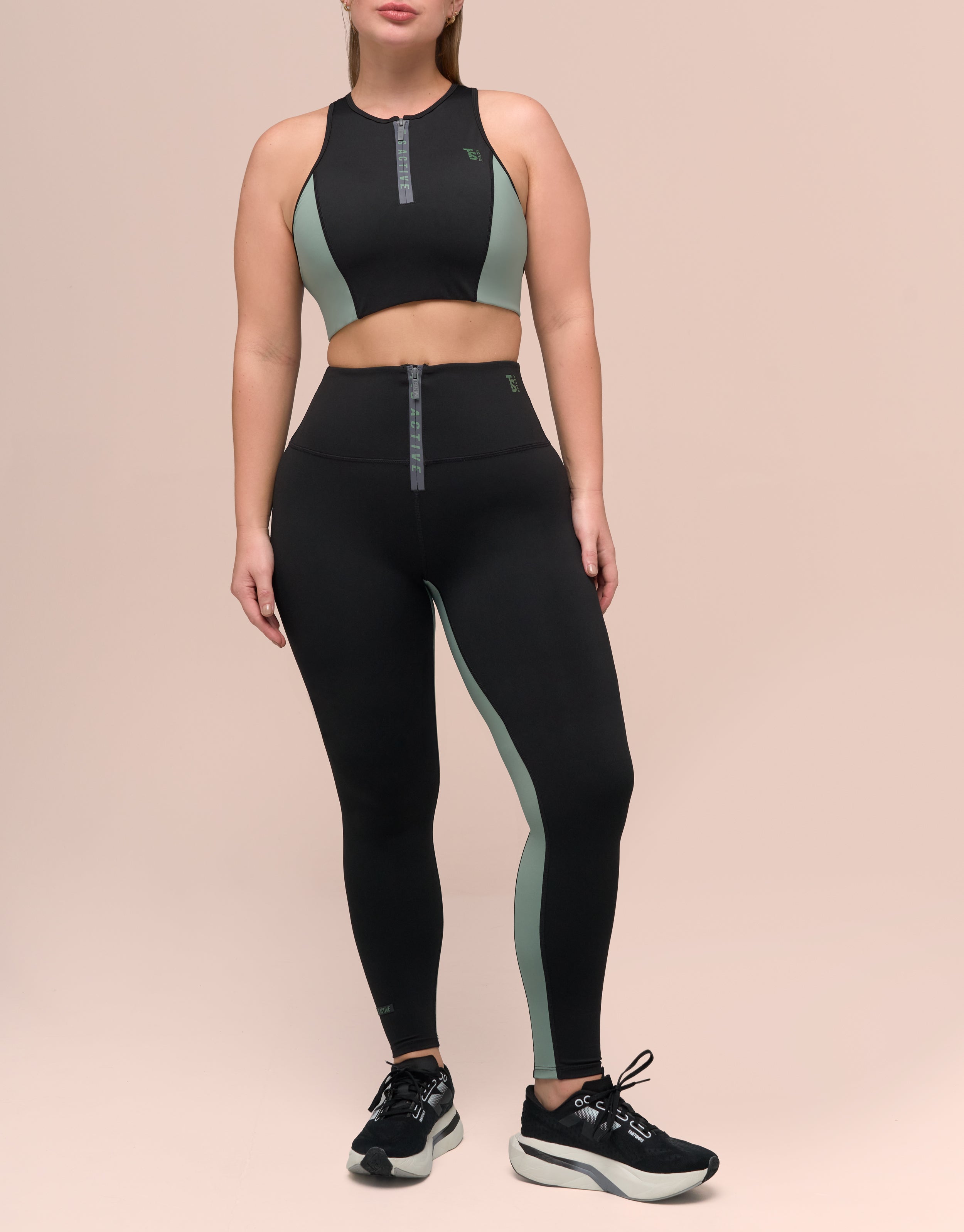 ZIPPED ARMY LEGGING