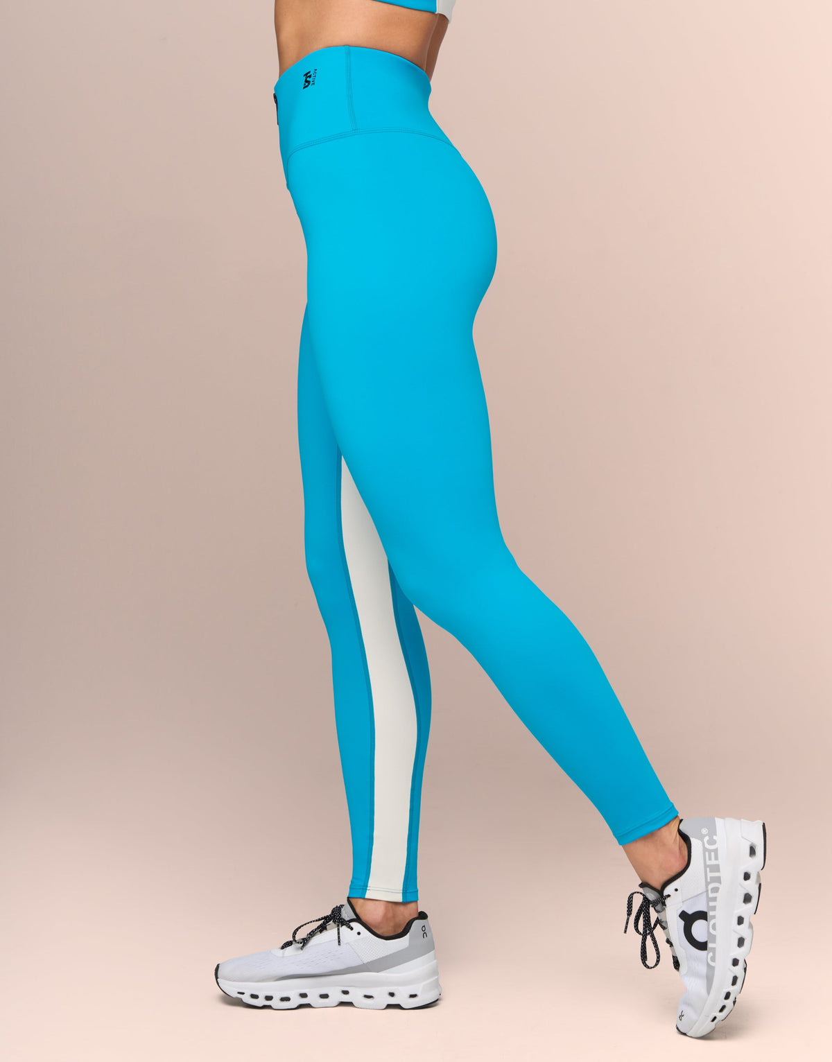ZIPPED CREME LEGGING