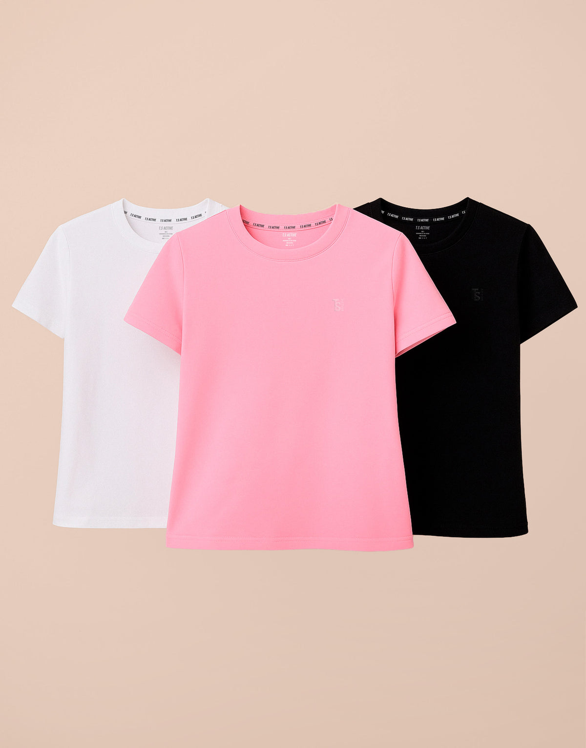 PINK TEE PACKS X 3