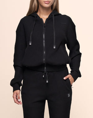 KNIT BLACK JACKET