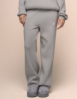 KNITTED GREY JOGGER