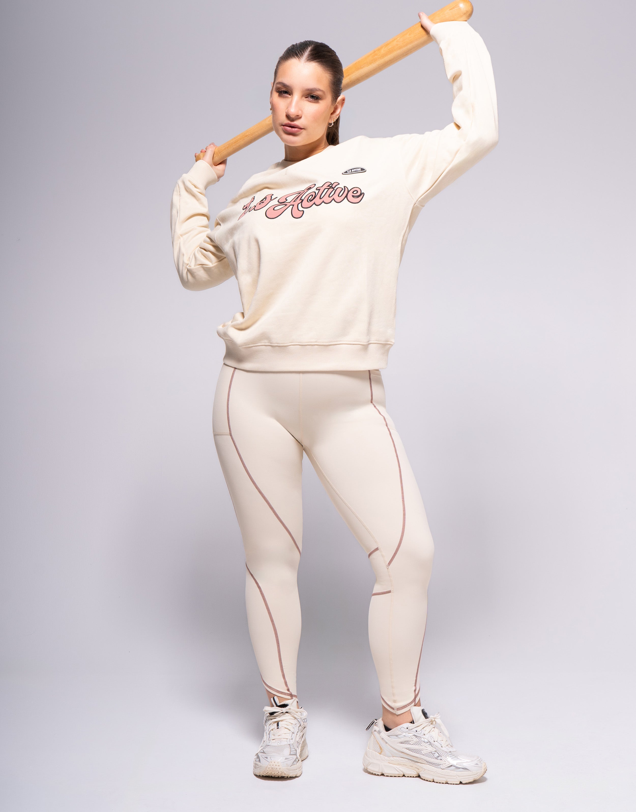 BÉISBOL BEIGE SWEATER