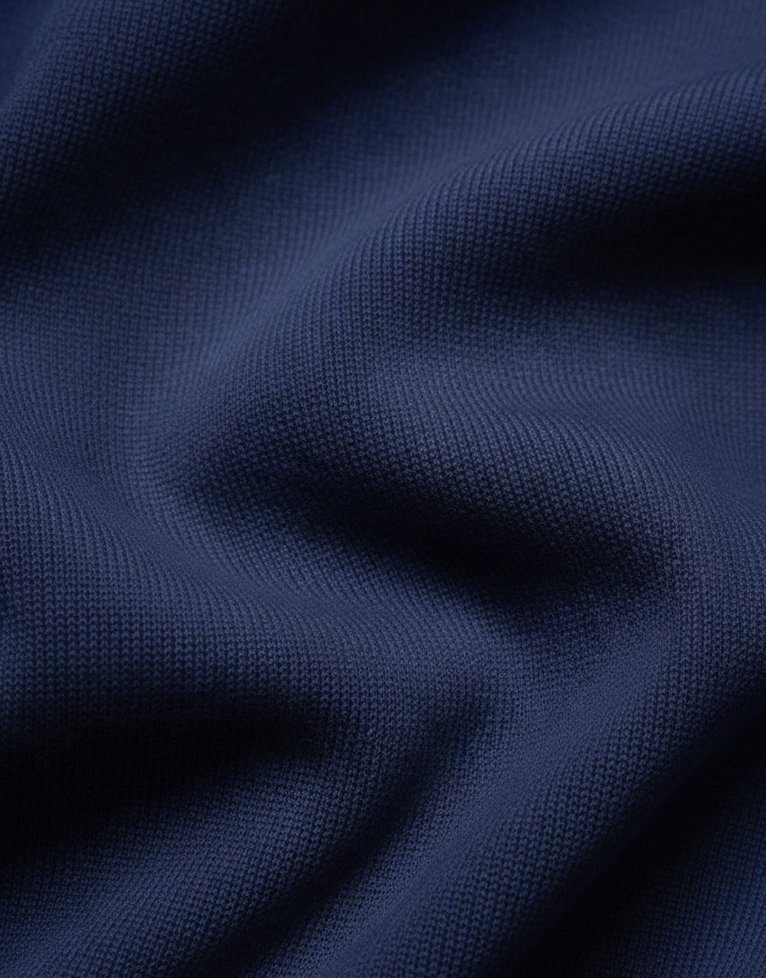 KNITTED NAVY HOODIE