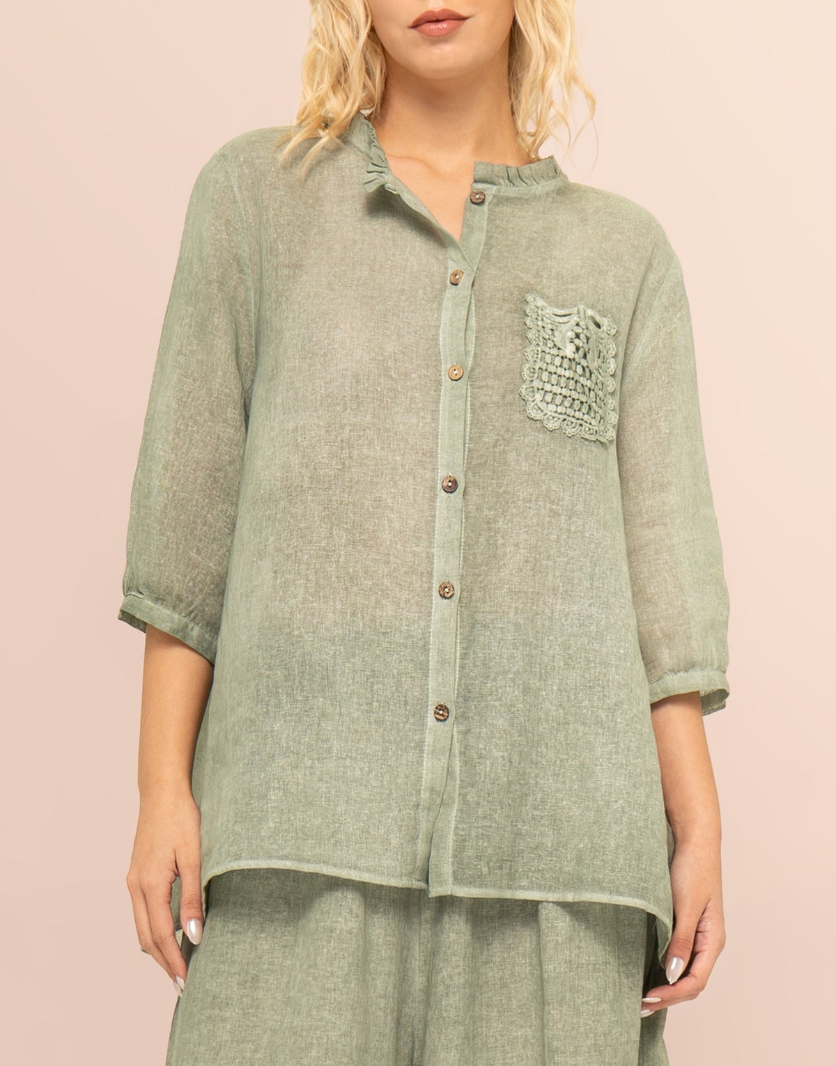 CAMISA ADELE VERDE