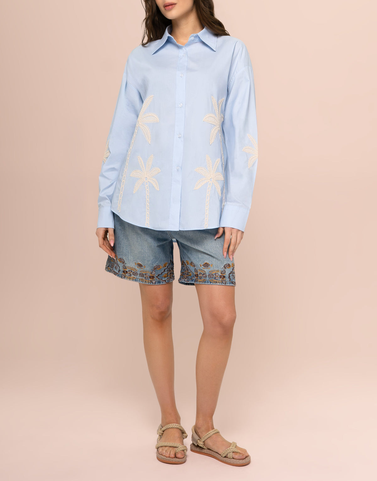 CAMISA JADE CELESTE