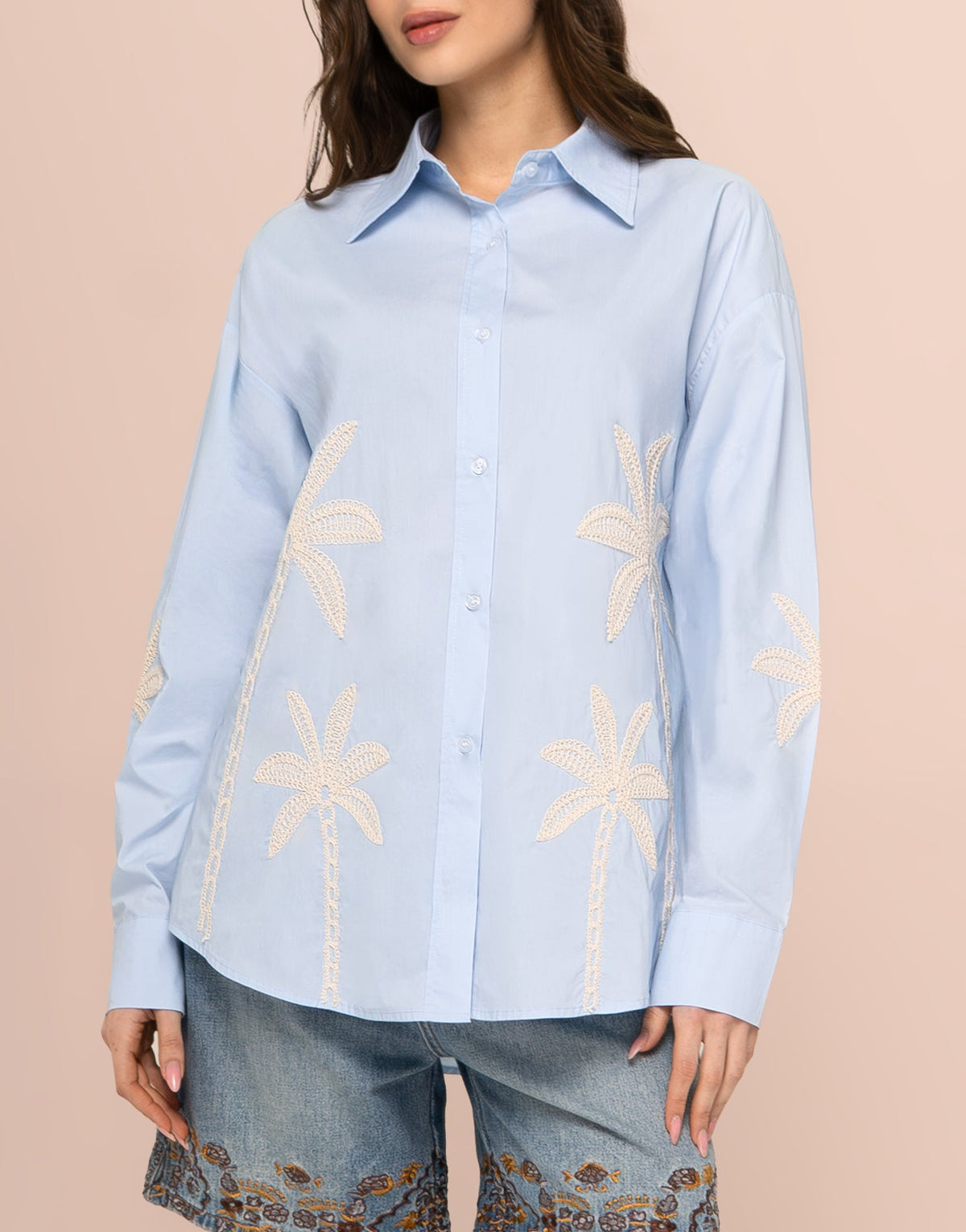 CAMISA JADE CELESTE