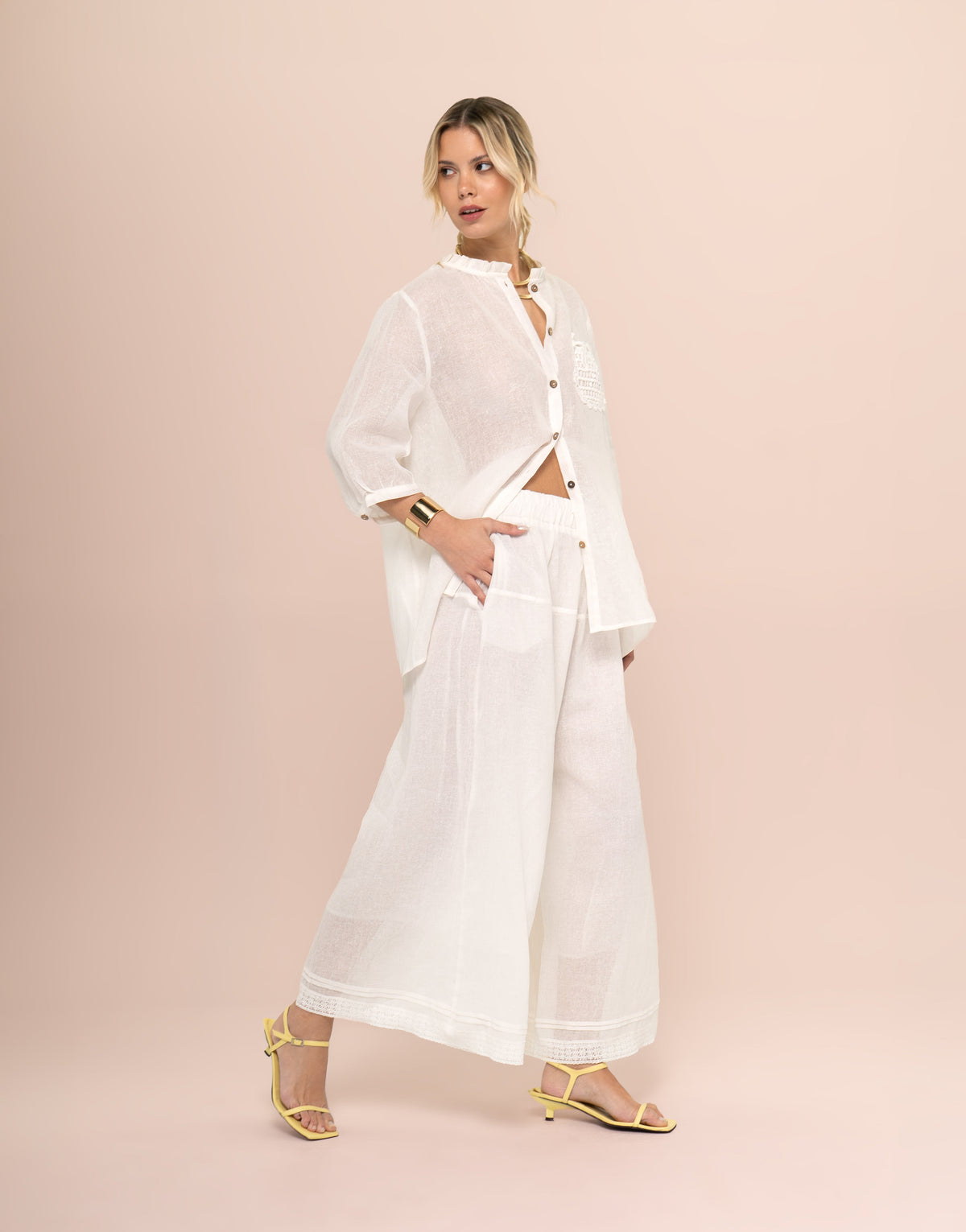 PANTALON ADELE BLANCO