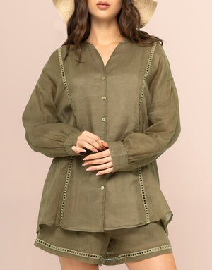 CAMISA MELANIE OLIVA