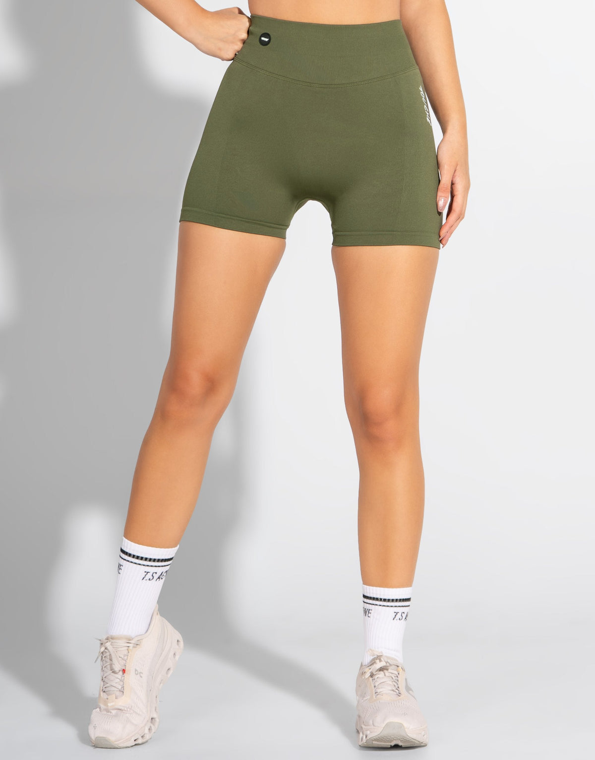 PRISM GREEN SHORT SEAMLESS