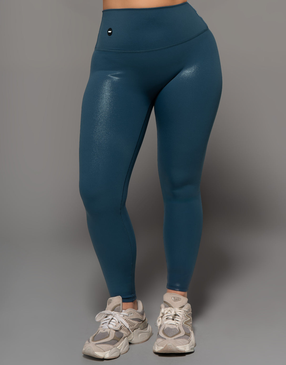 NAVY SHINE LEGGING