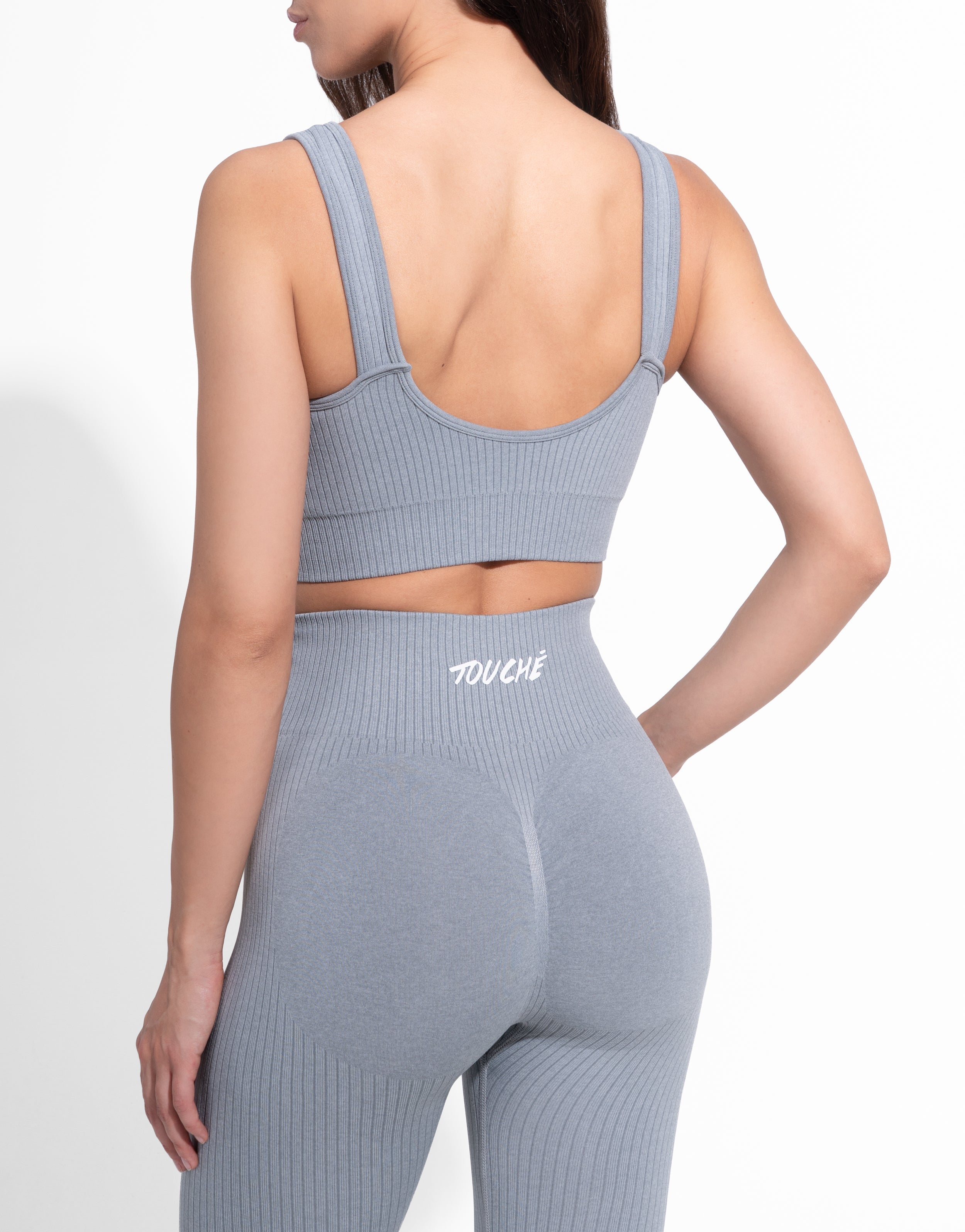 CURVE GREY TOP SEAMLESS