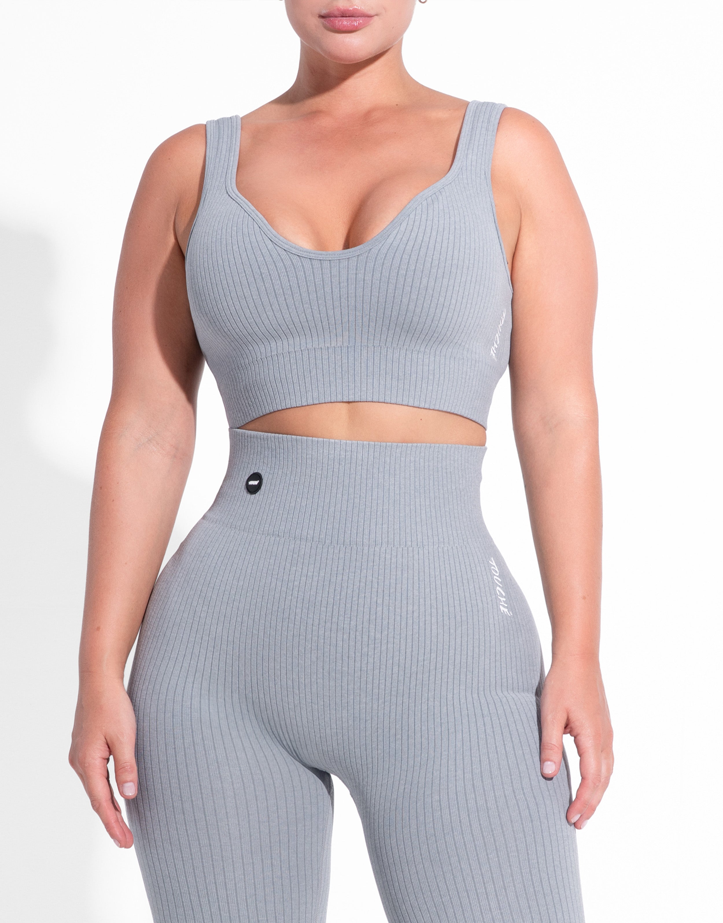 CURVE GREY TOP SEAMLESS