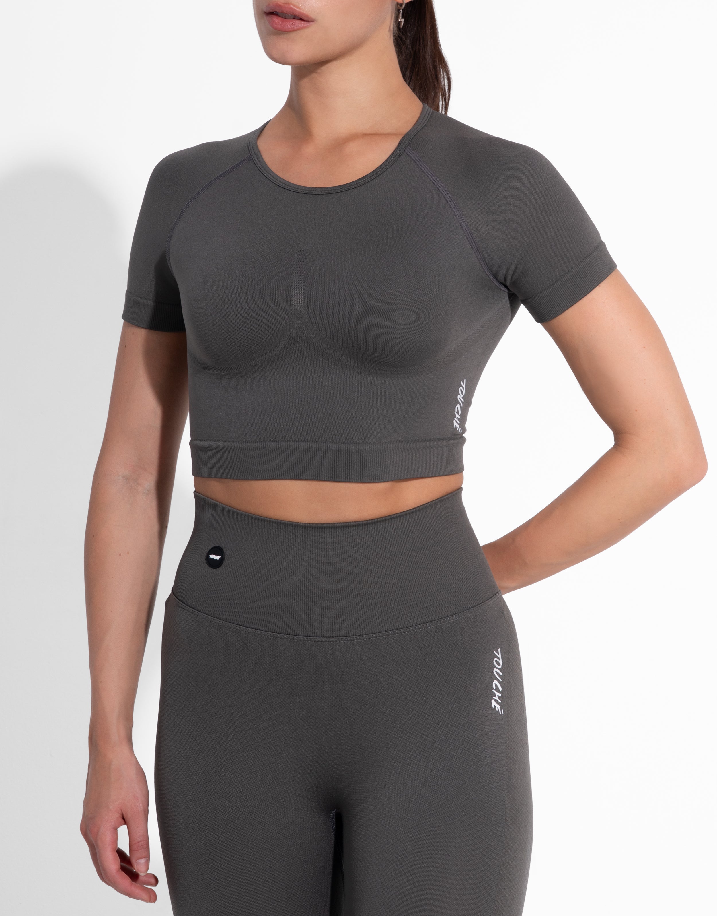 ENDURE GREY TOP SEAMLESS