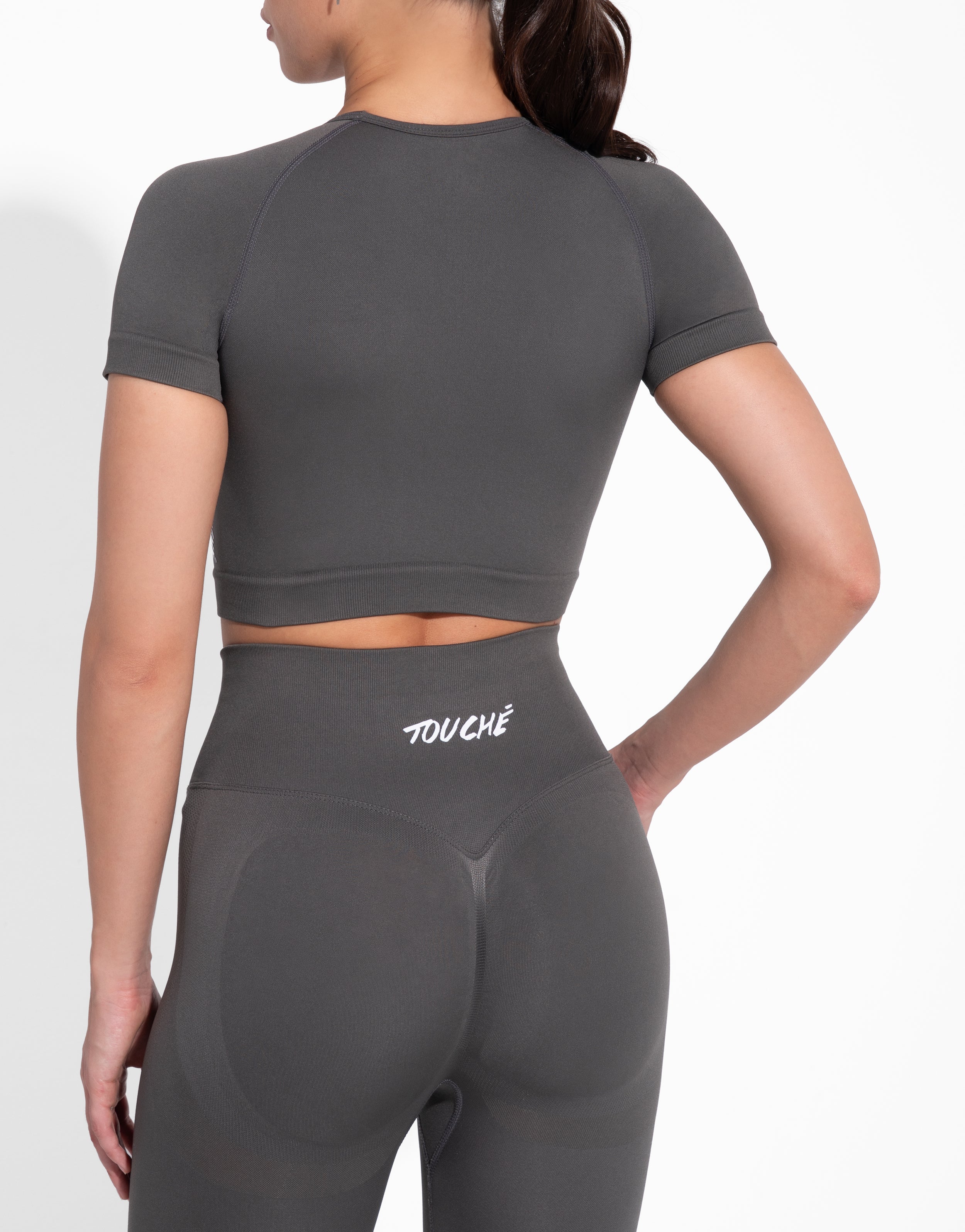 ENDURE GREY TOP SEAMLESS