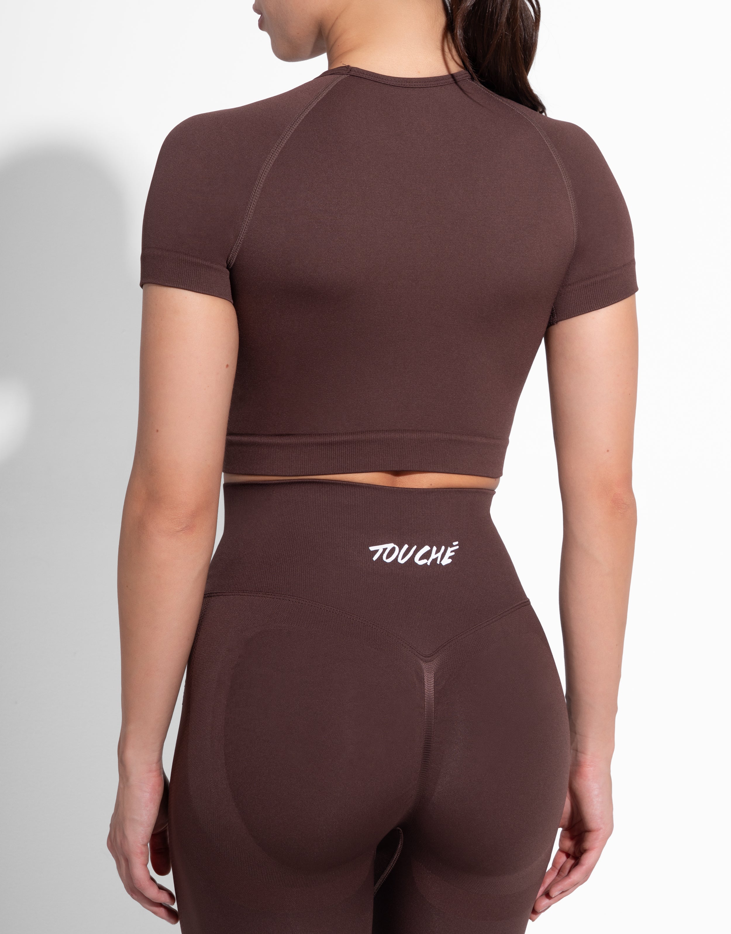 ENDURE MOCHA TOP SEAMLESS