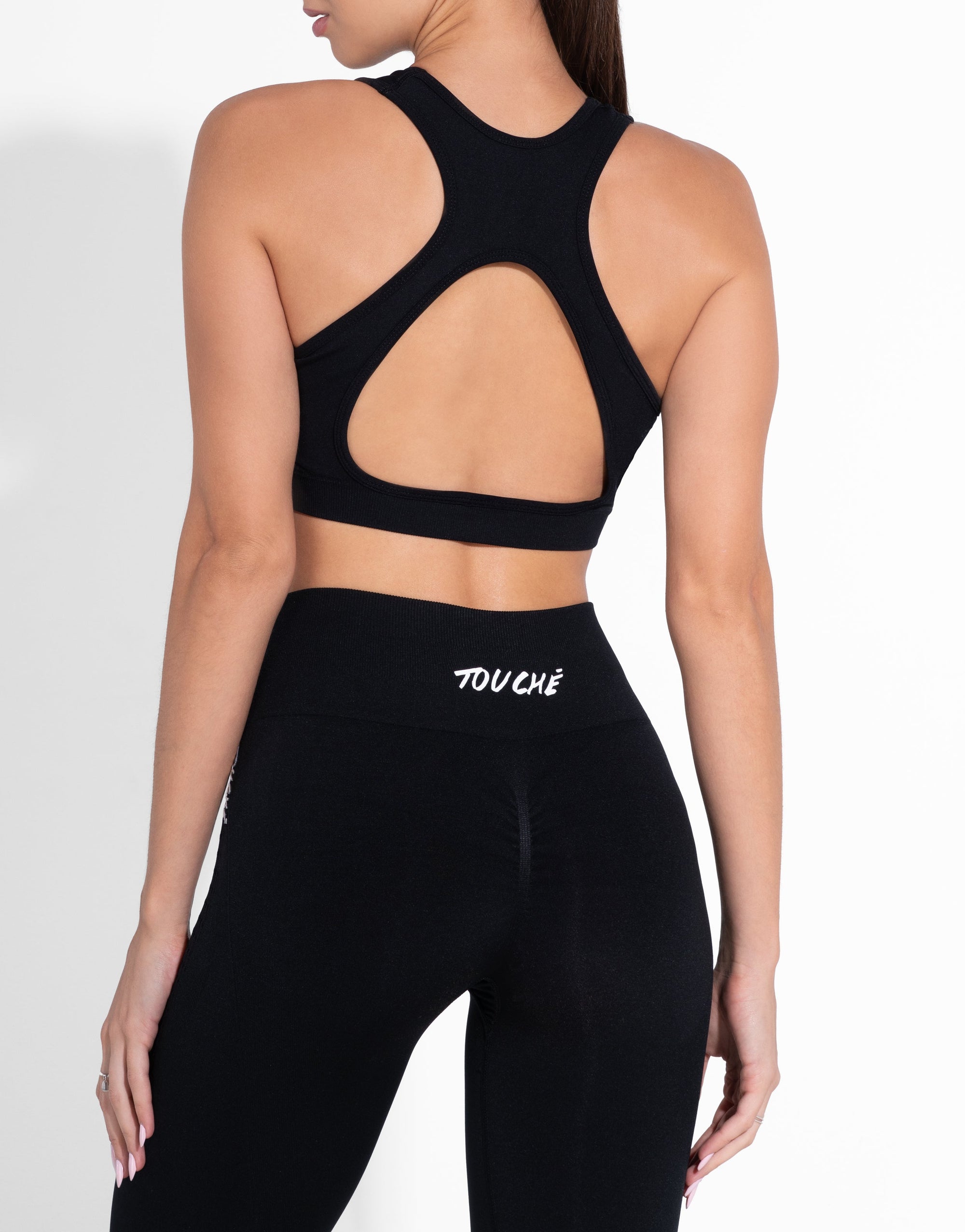 FADE BLACK SEAMLESS TOP