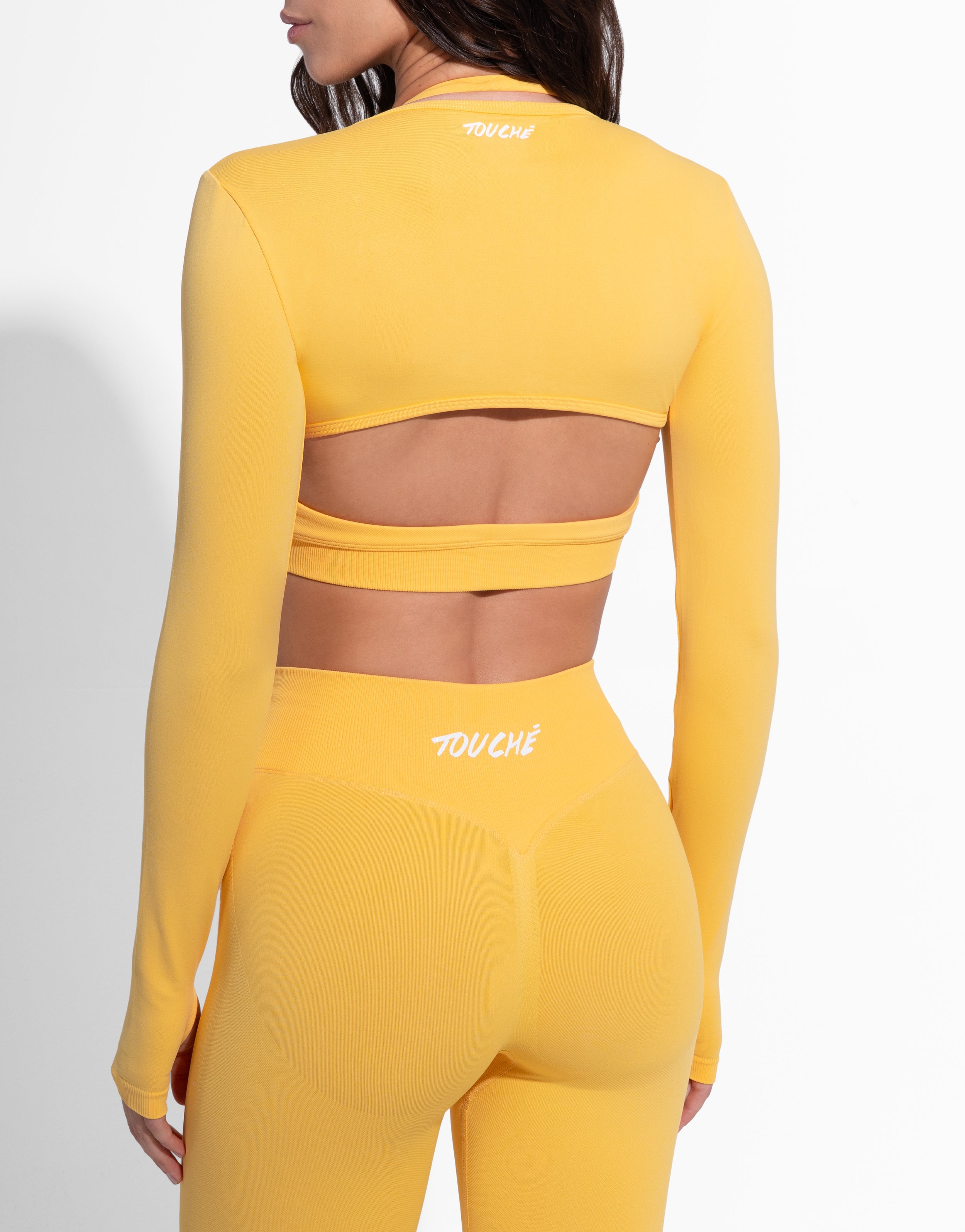 TIGHT YELLOW SLEEVE SEAMLESS