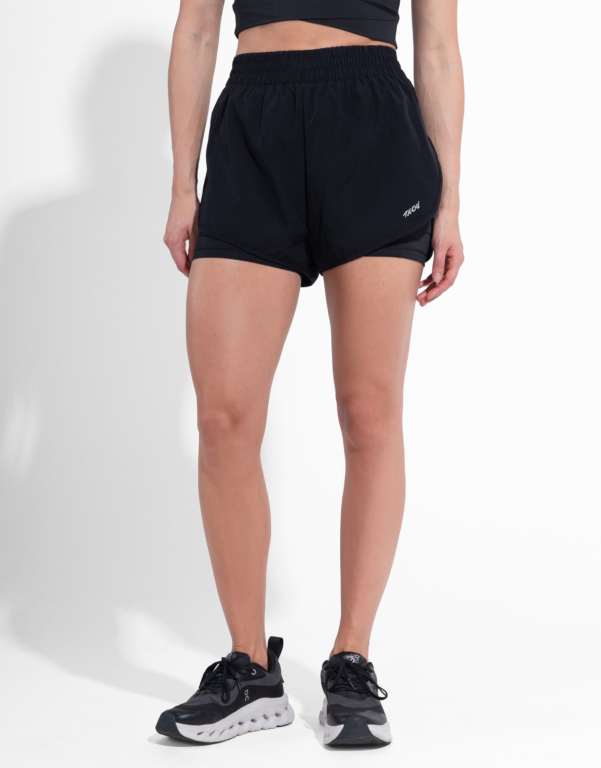 RUNNING BLACK SHORT